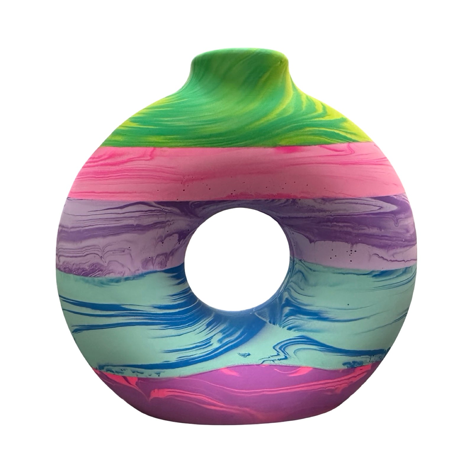 Pastel Large Donut Vase