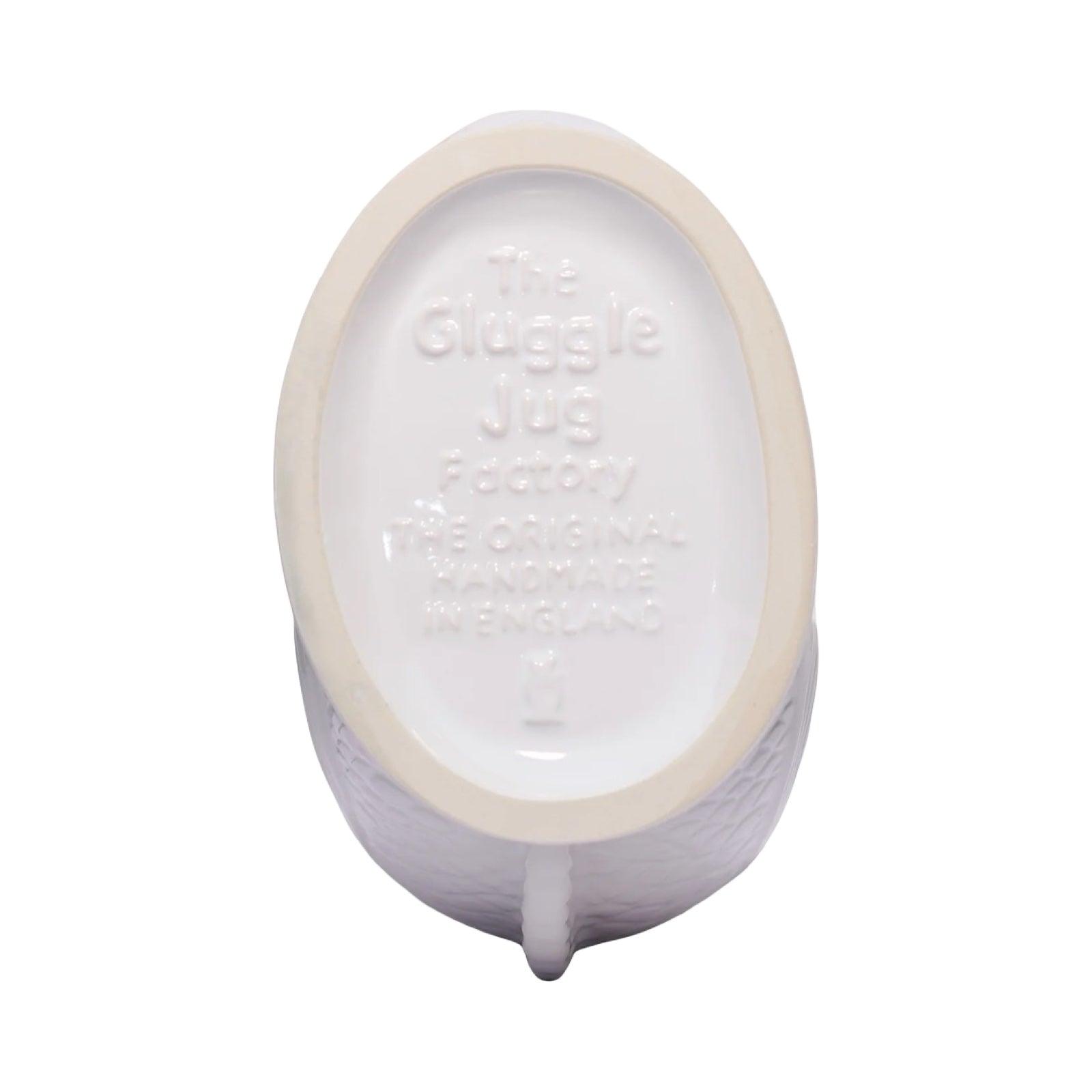 White Gluggle Jug