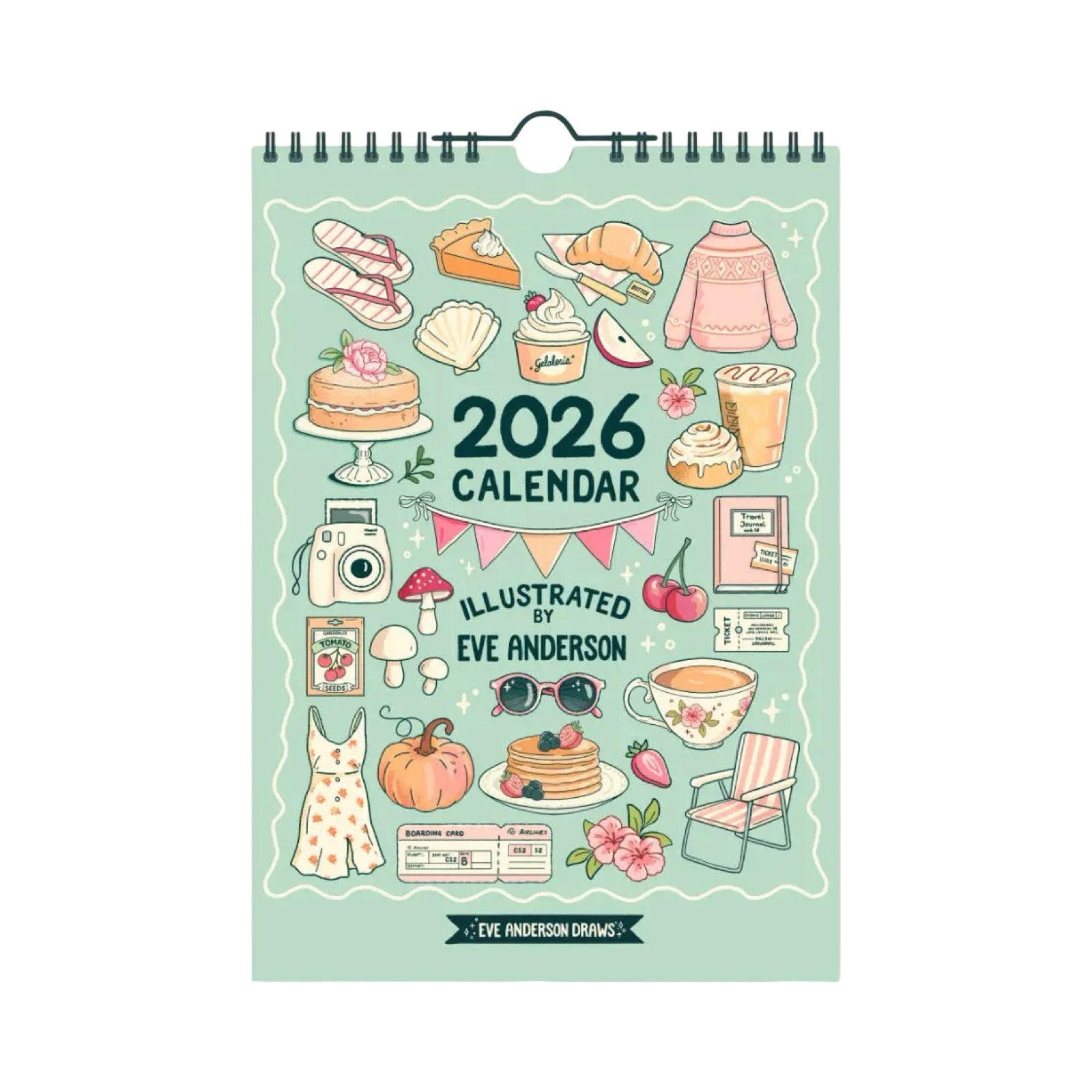 2026 Eve Anderson Wall Calendar