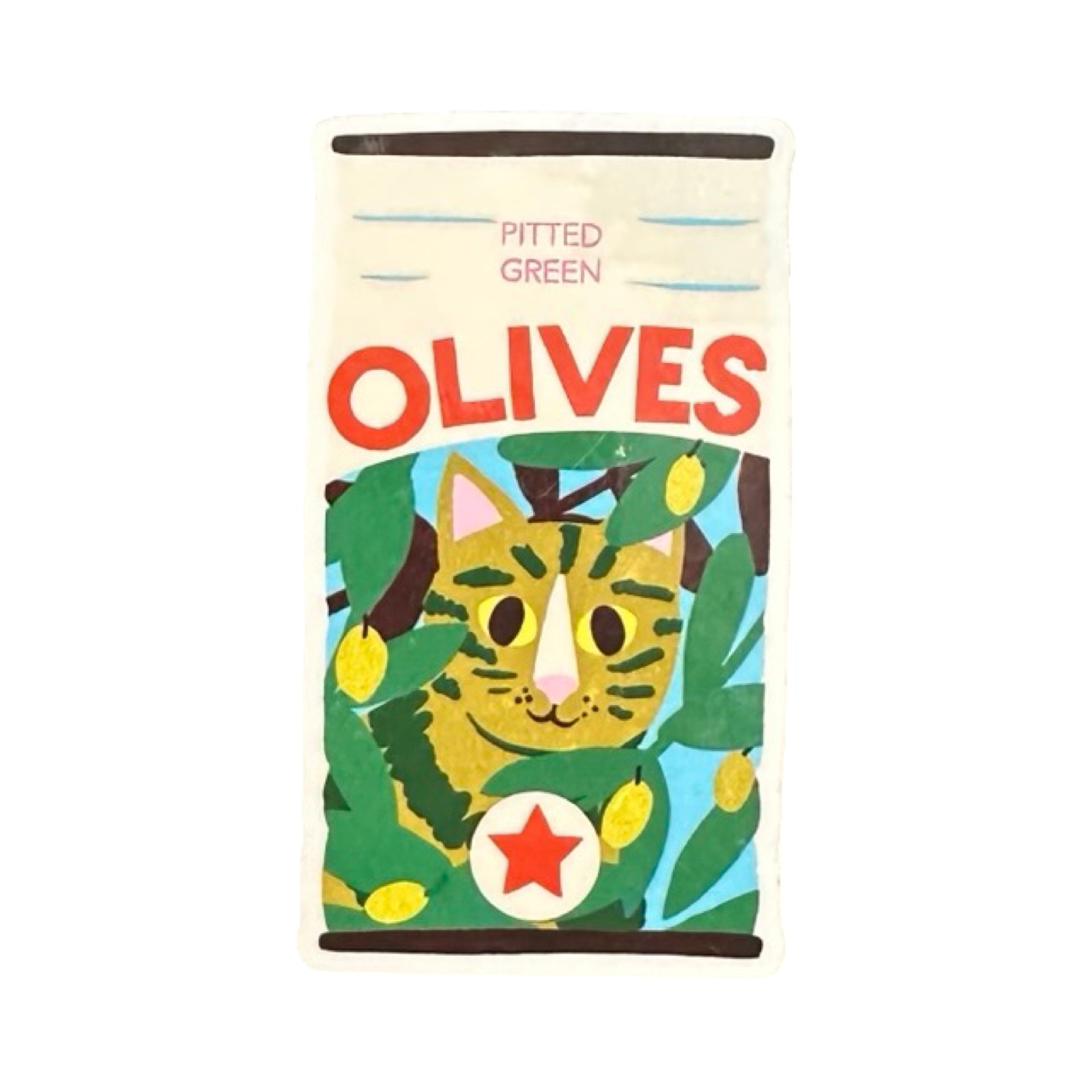 Olive Jar Sticker