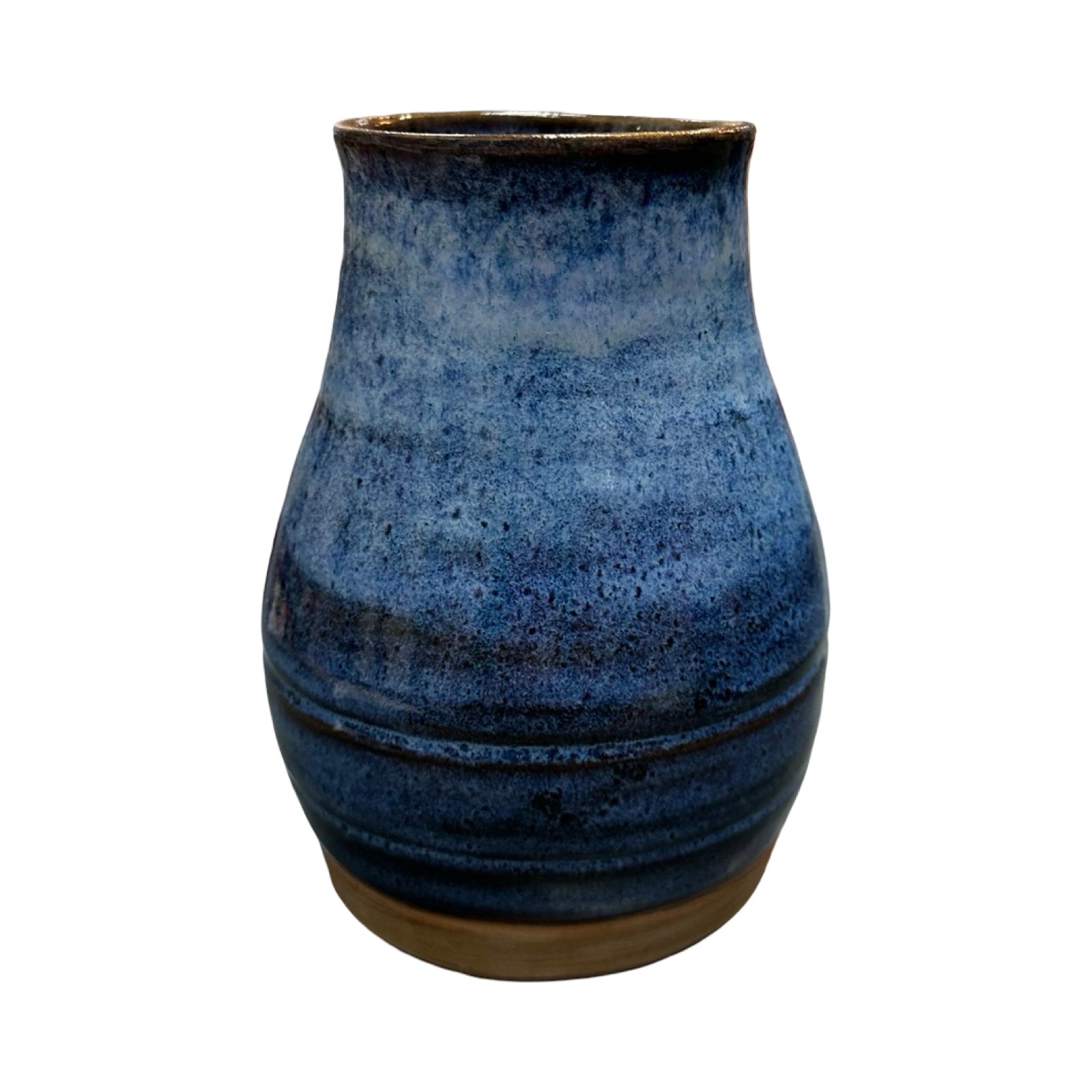 Blue Stoneware Vase
