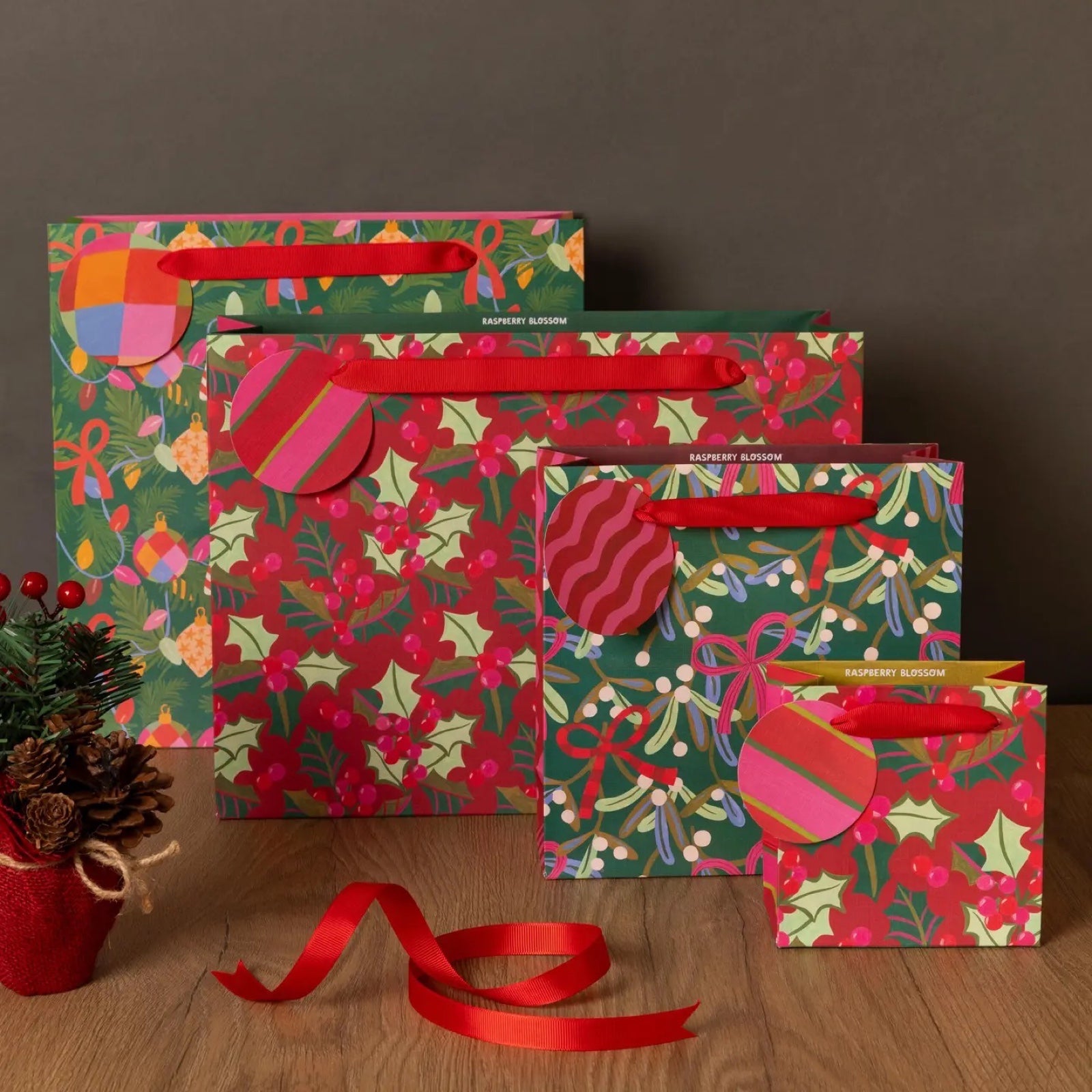 Dazzling Décor Christmas Gift Bag