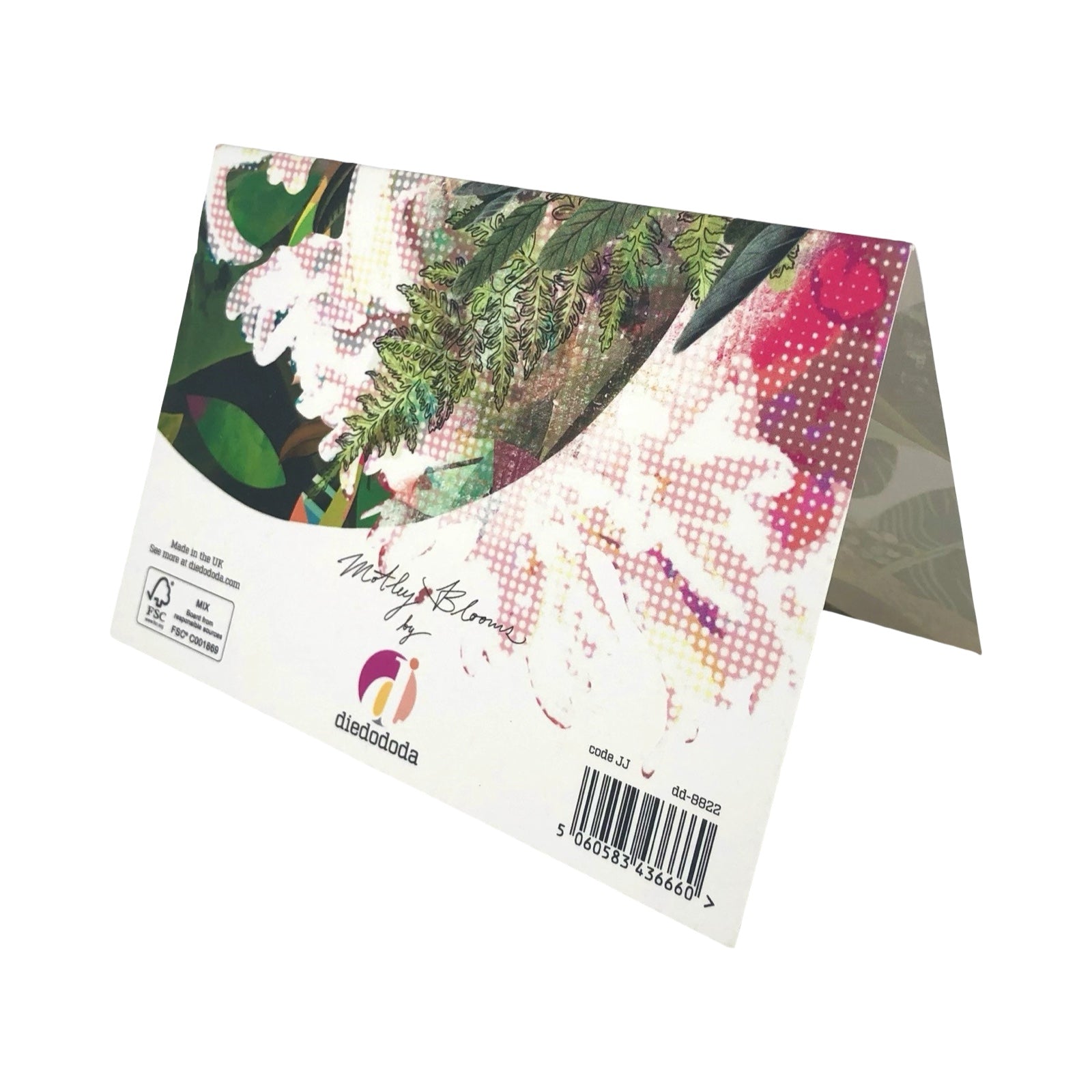 Thank You Abstract Botanical Card