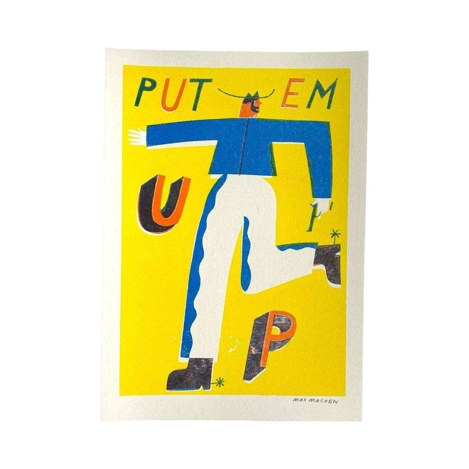 Put Em Up! Cowboy Print