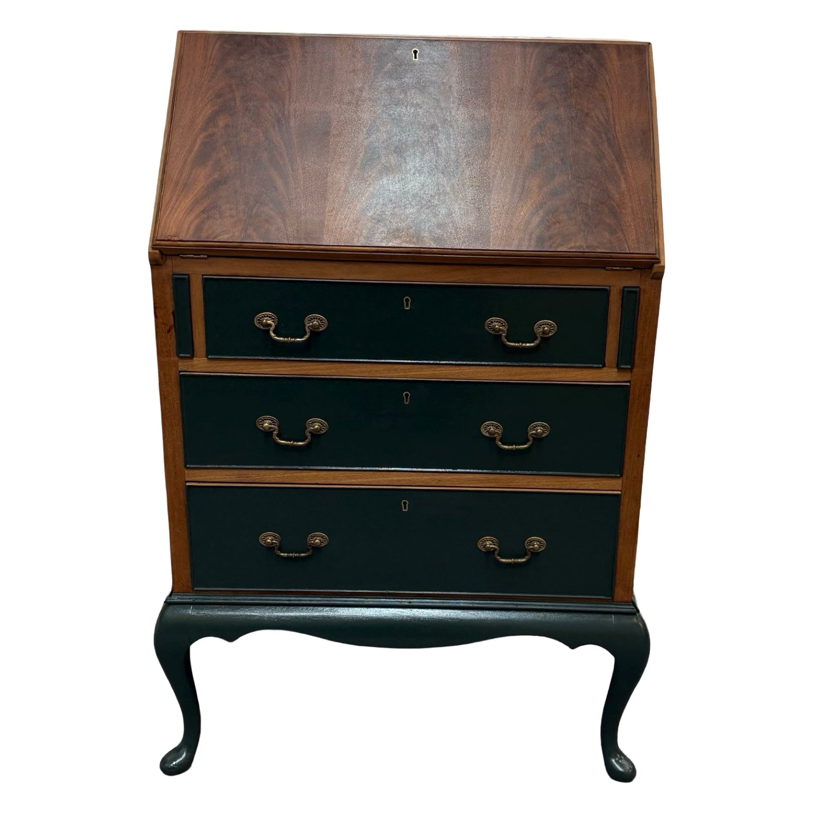 Solid Mahogany 1920s Bureau