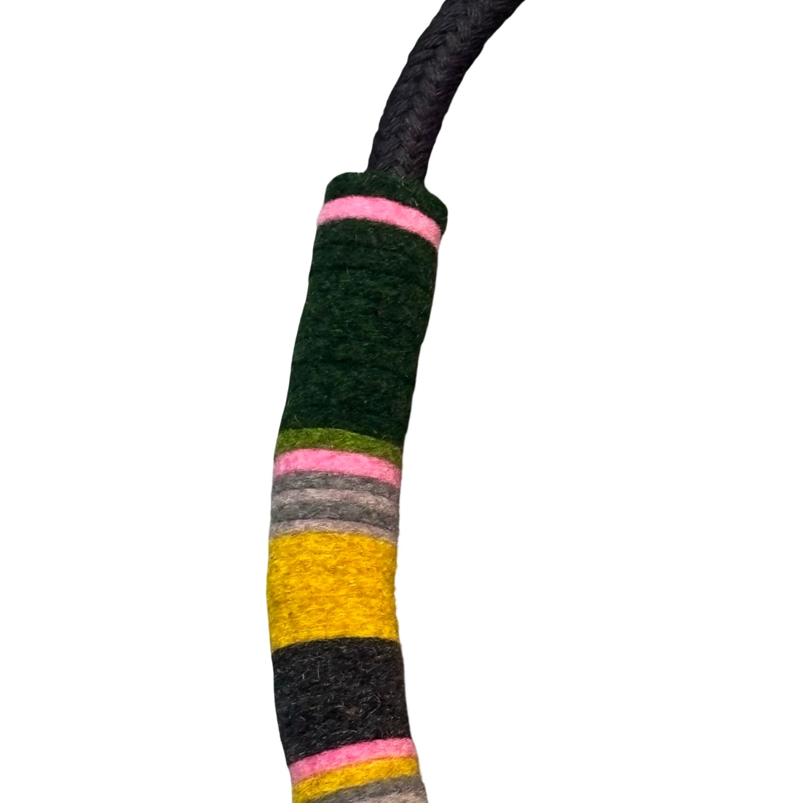 Pastel Chunky Colour Block Felt Necklace