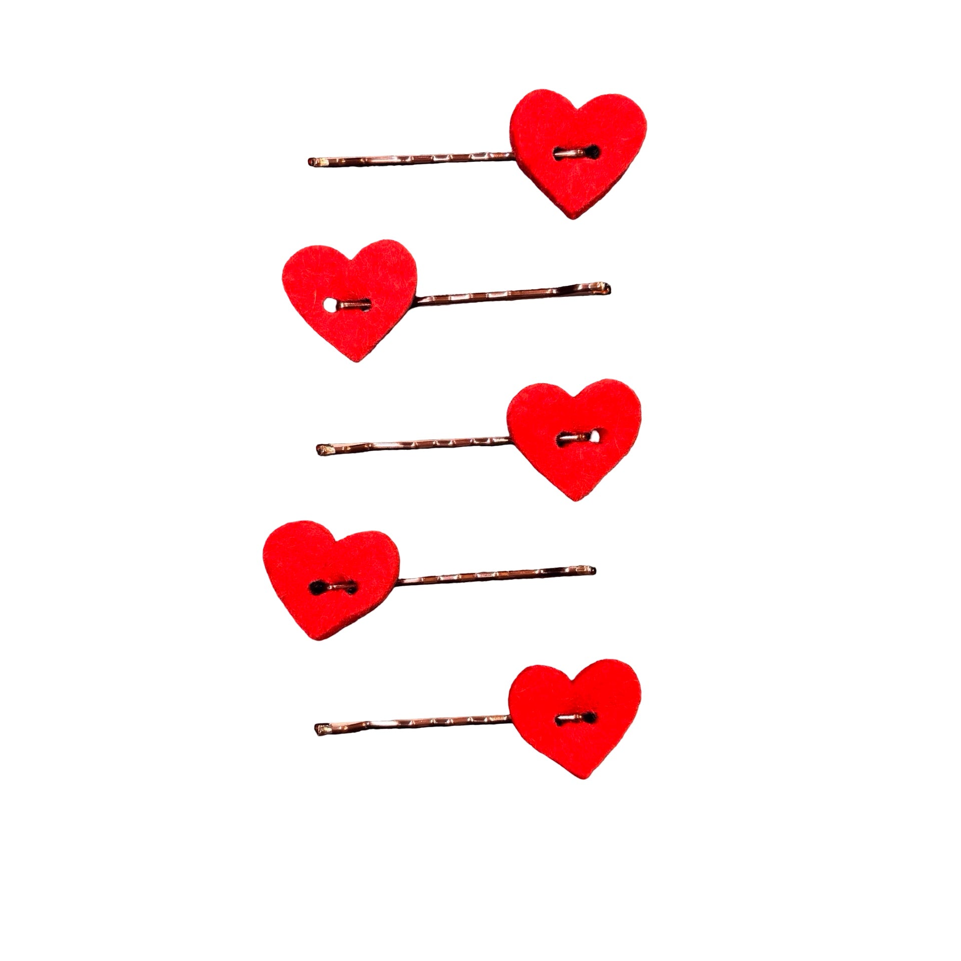 Heart Felt Hair Slides