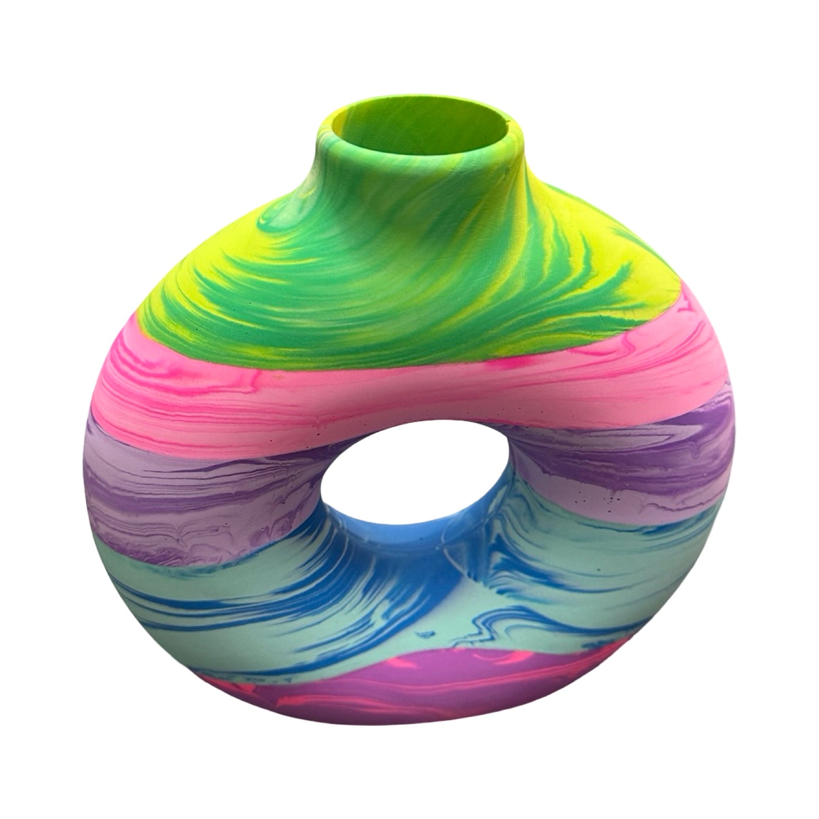 Pastel Large Donut Vase