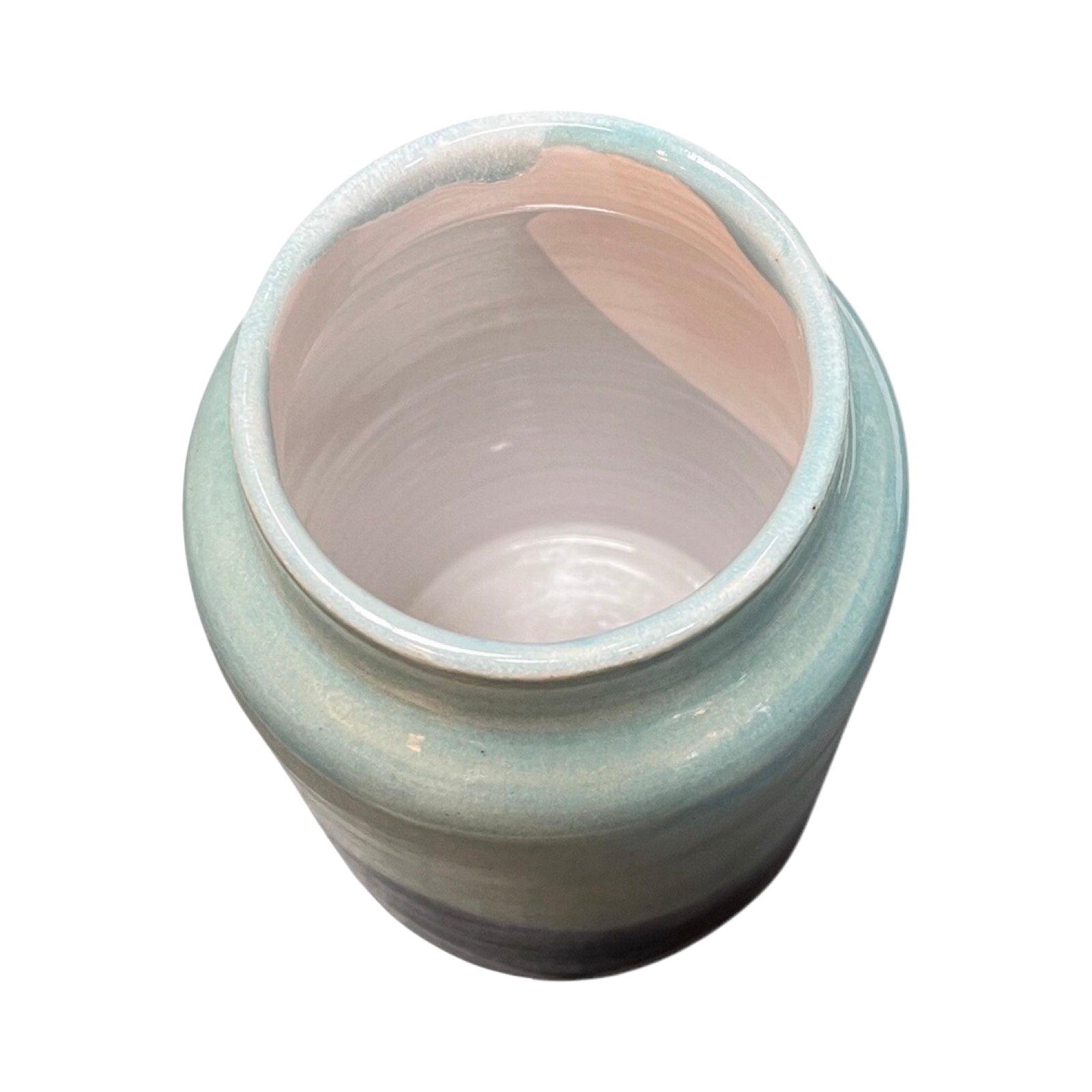 Blue Landscape Ceramic Vase