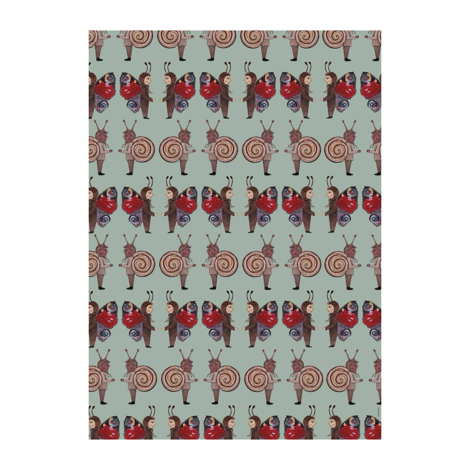 Butterfly Child Wrapping Paper