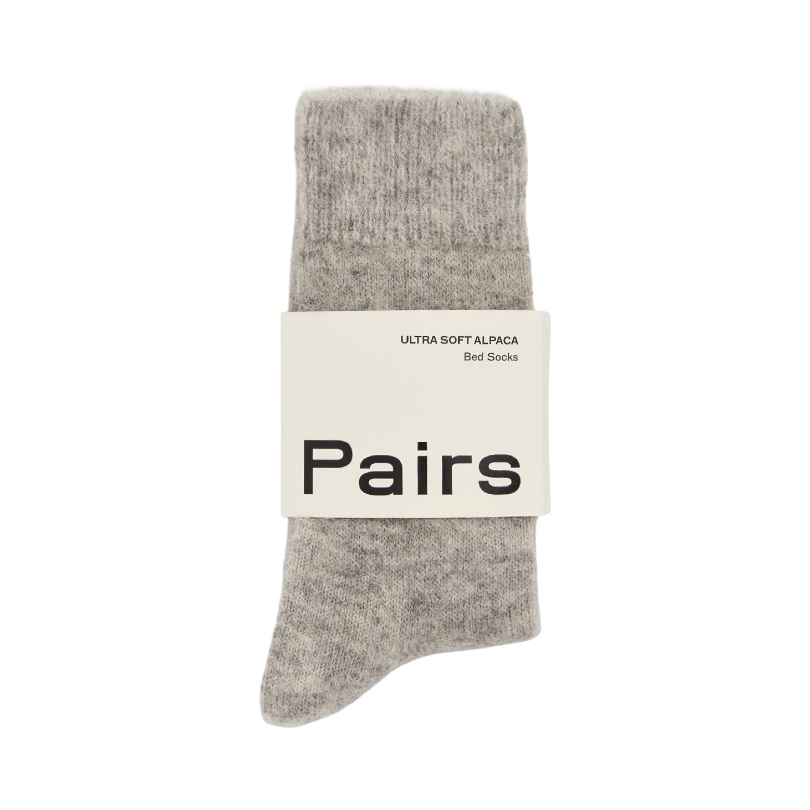 Grey Ultra Soft Alpaca Bed Socks