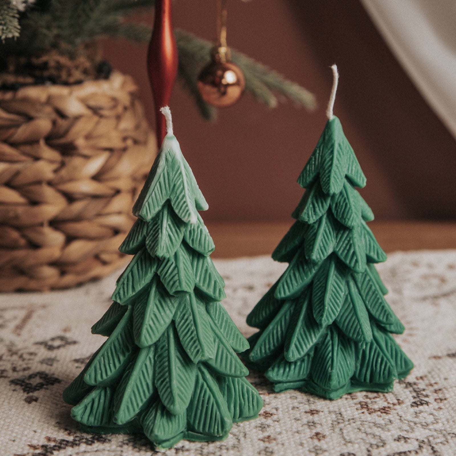 Christmas Tree-Shaped Soy Wax Candle