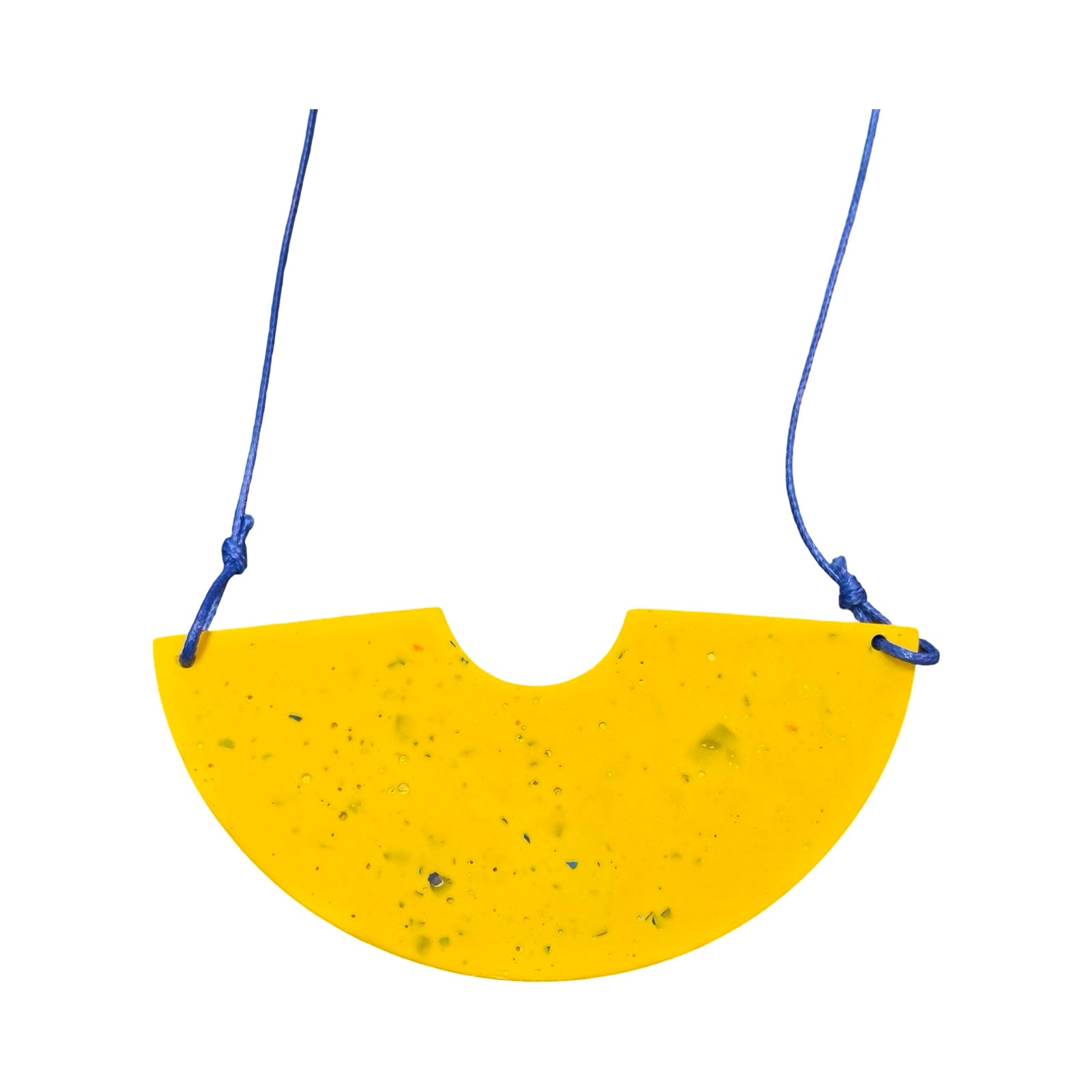Yellow Sunshine Pendant Necklace