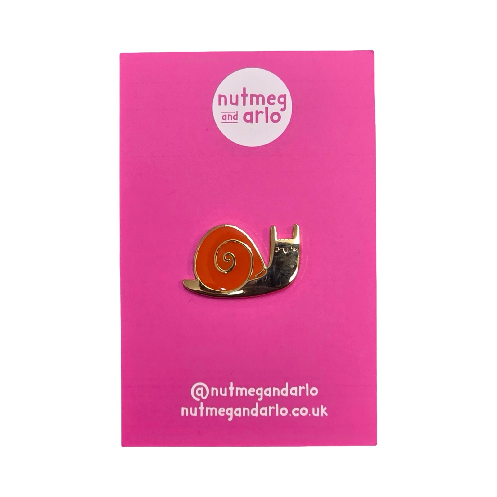 Snail Enamel Pin Badge