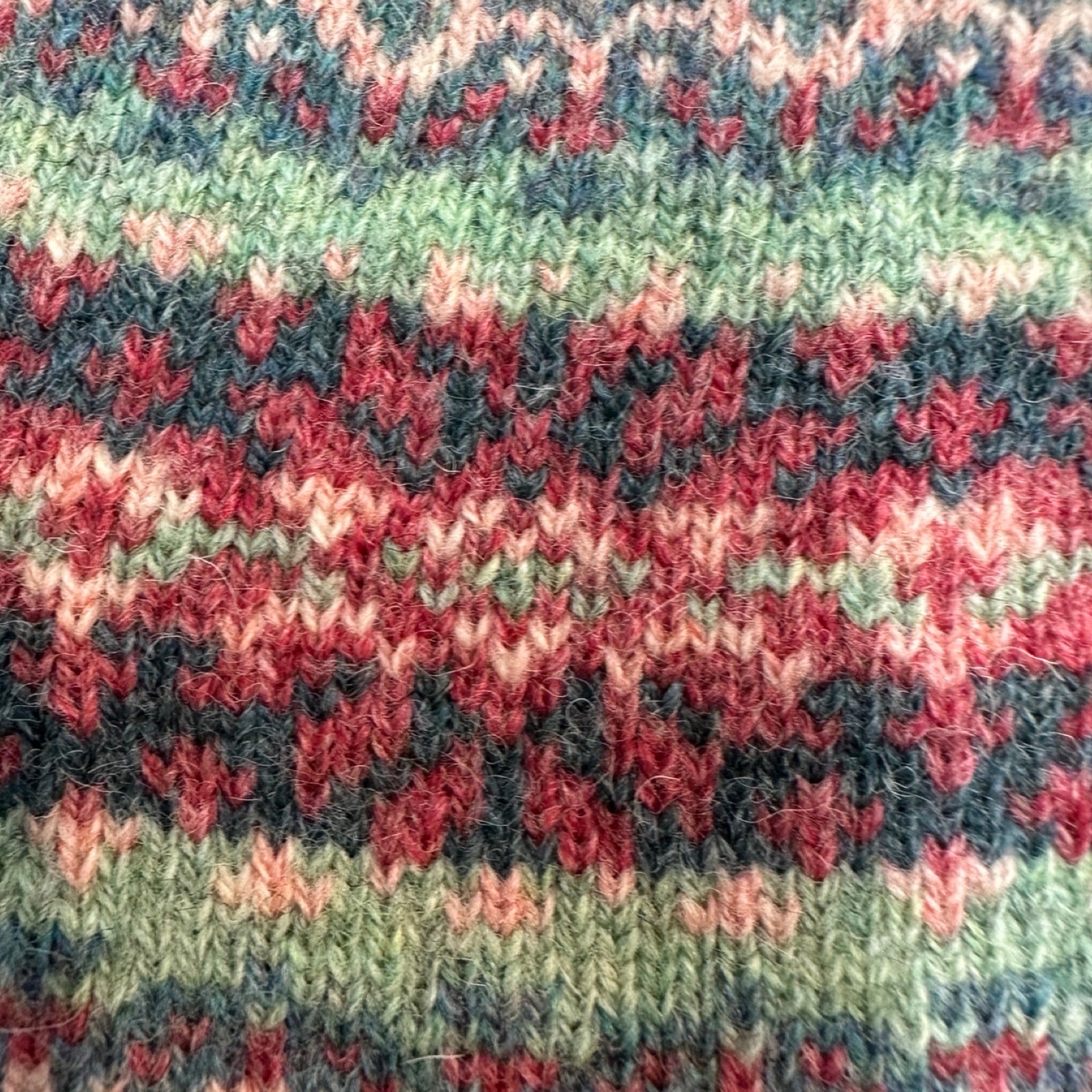 Oak Leaf Fairisle Shetland Gloves