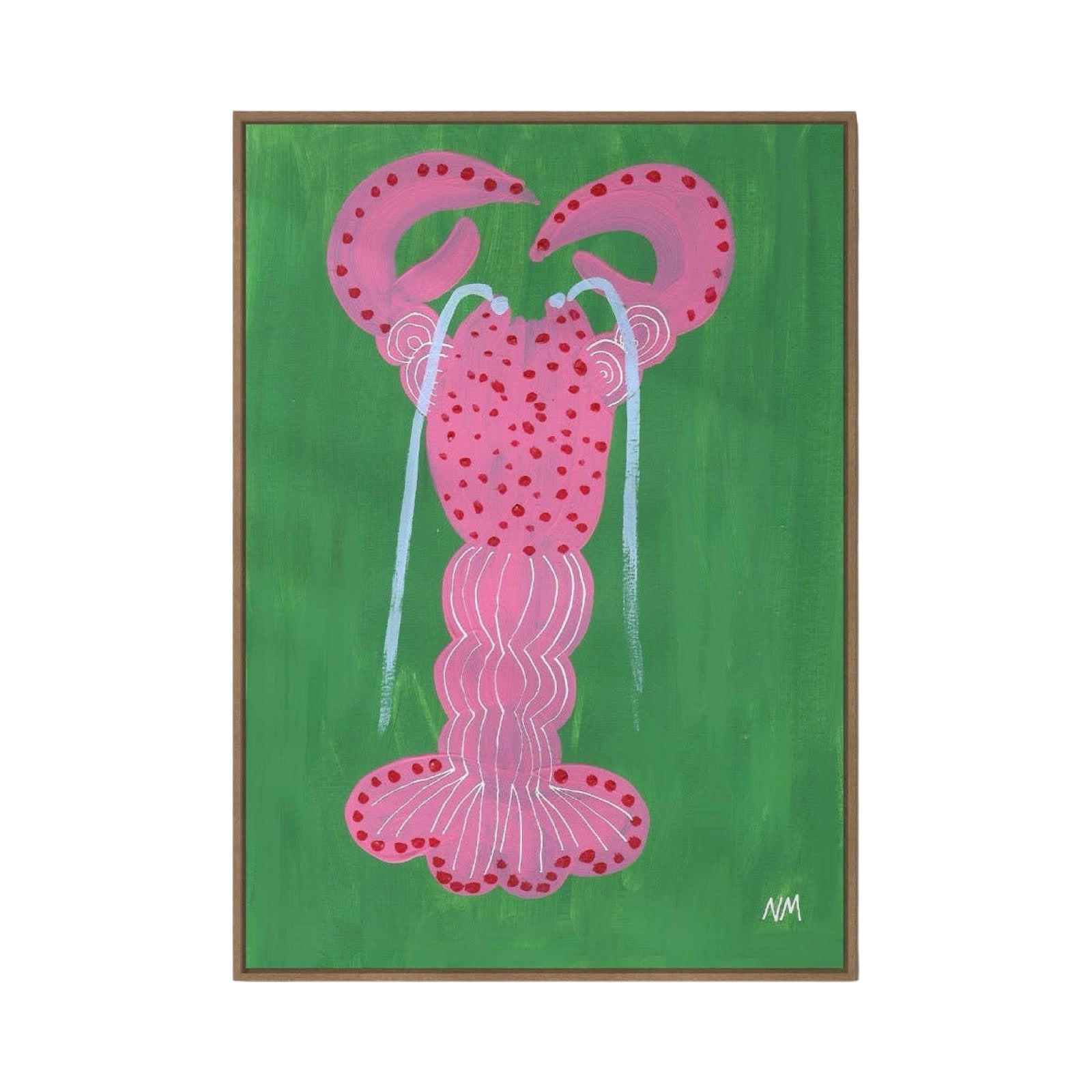 Pink Lobster Print