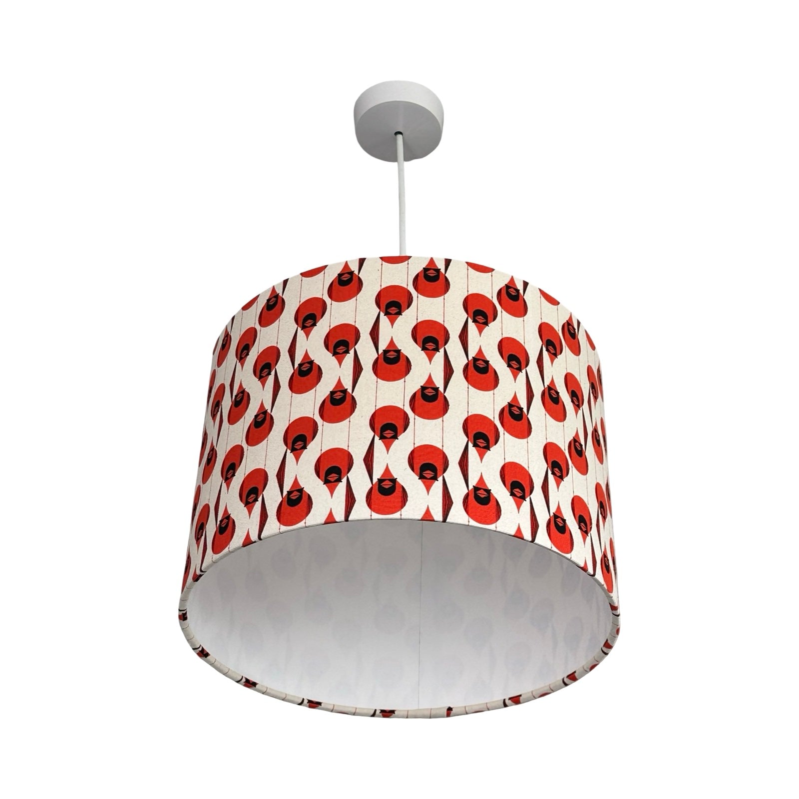 Cardinal Drum Lampshade