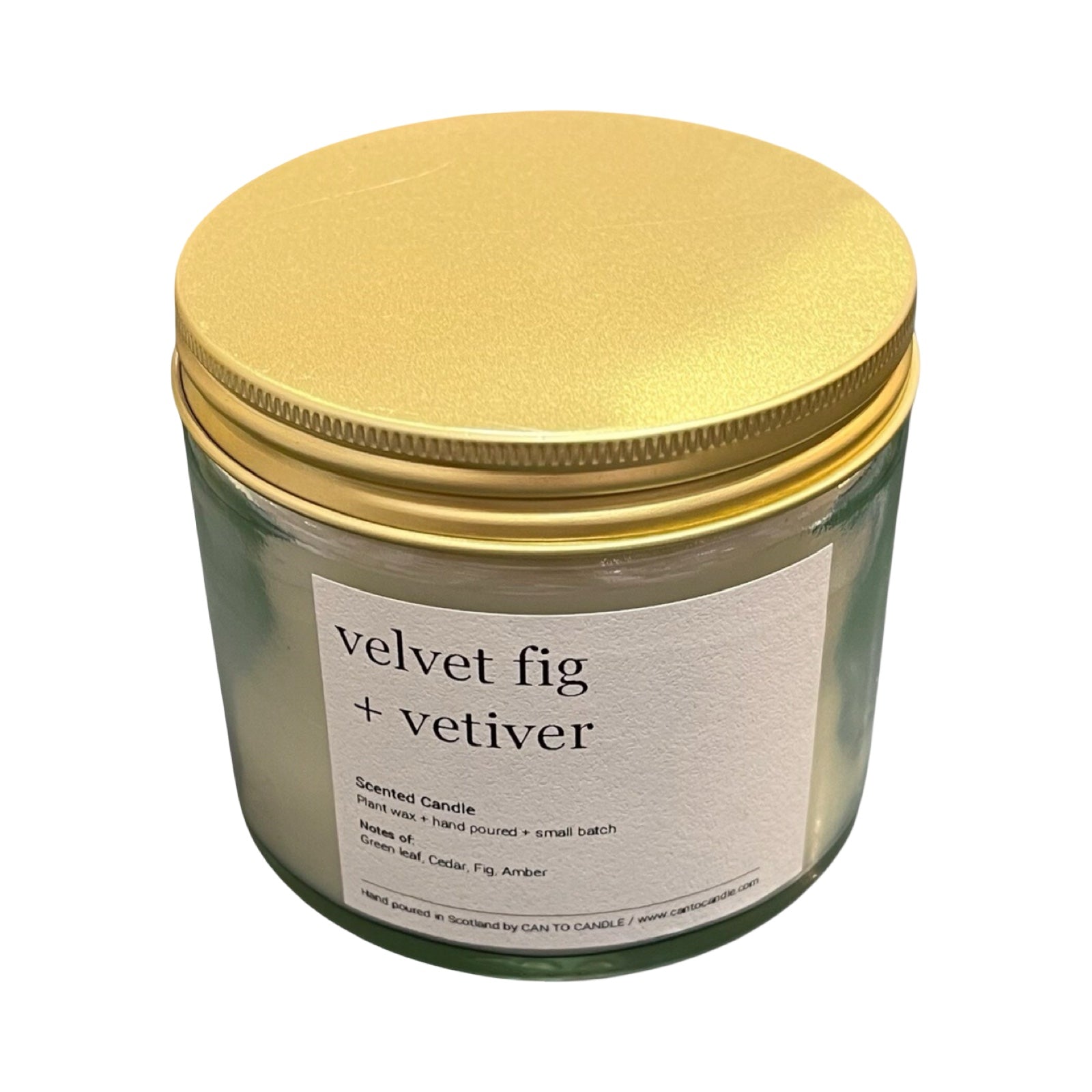 Velvet Fig and Vetiver Glass Jar Candle