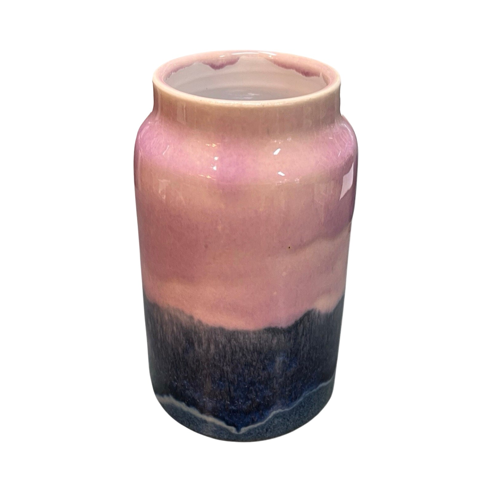 Pink Landscape Ceramic Vase