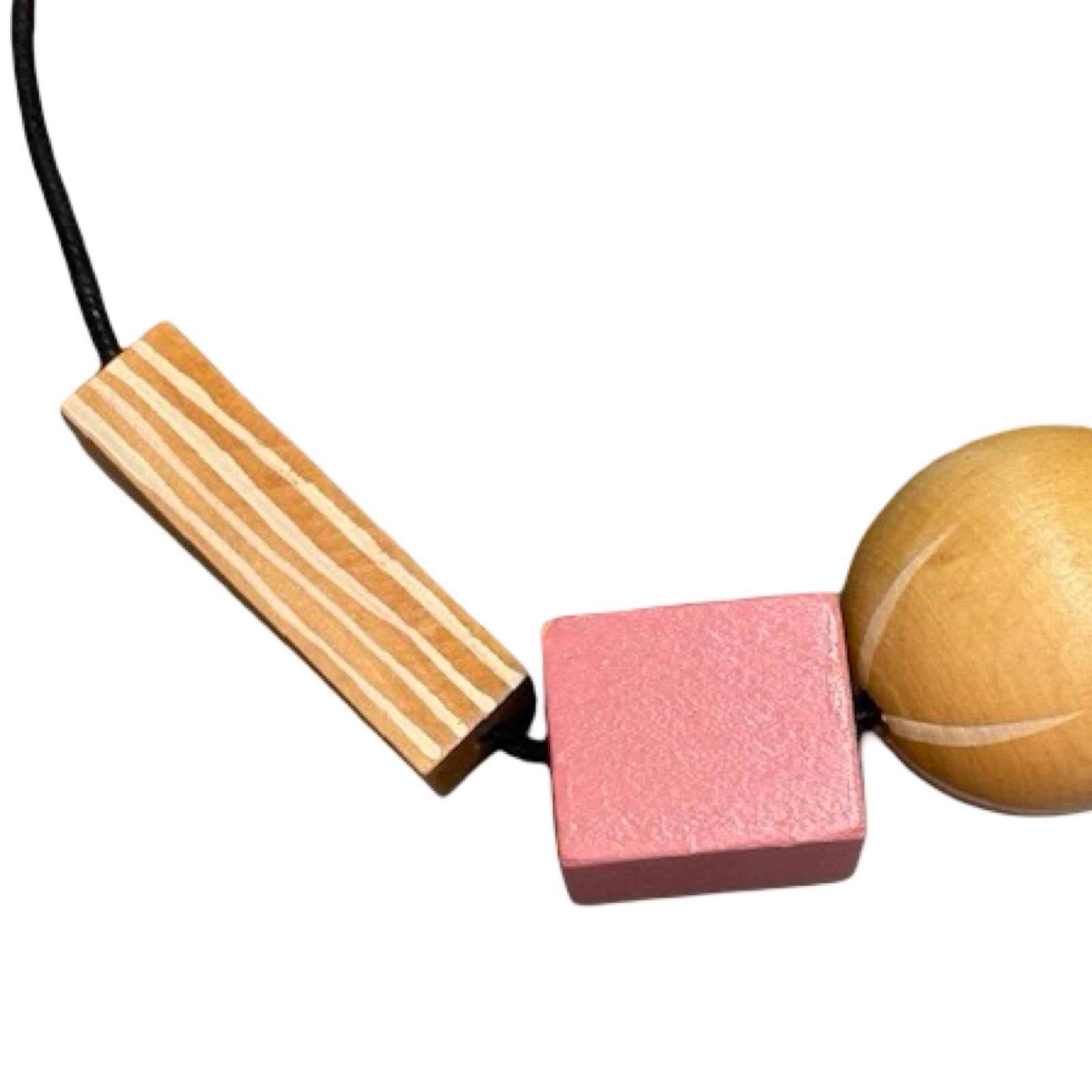 Berry Chunky Bamboo Necklace