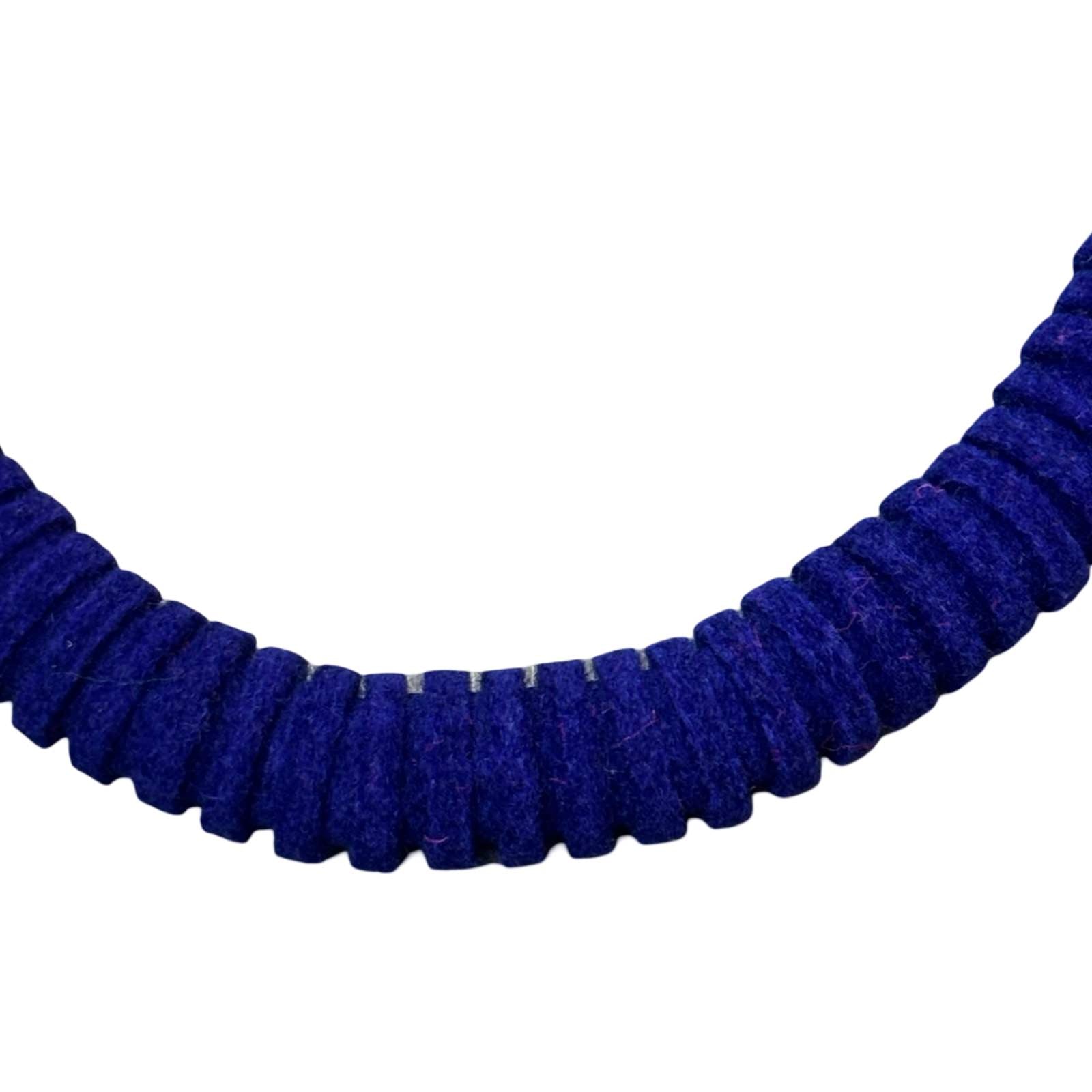 Blue and Green Anna Felt Necklace