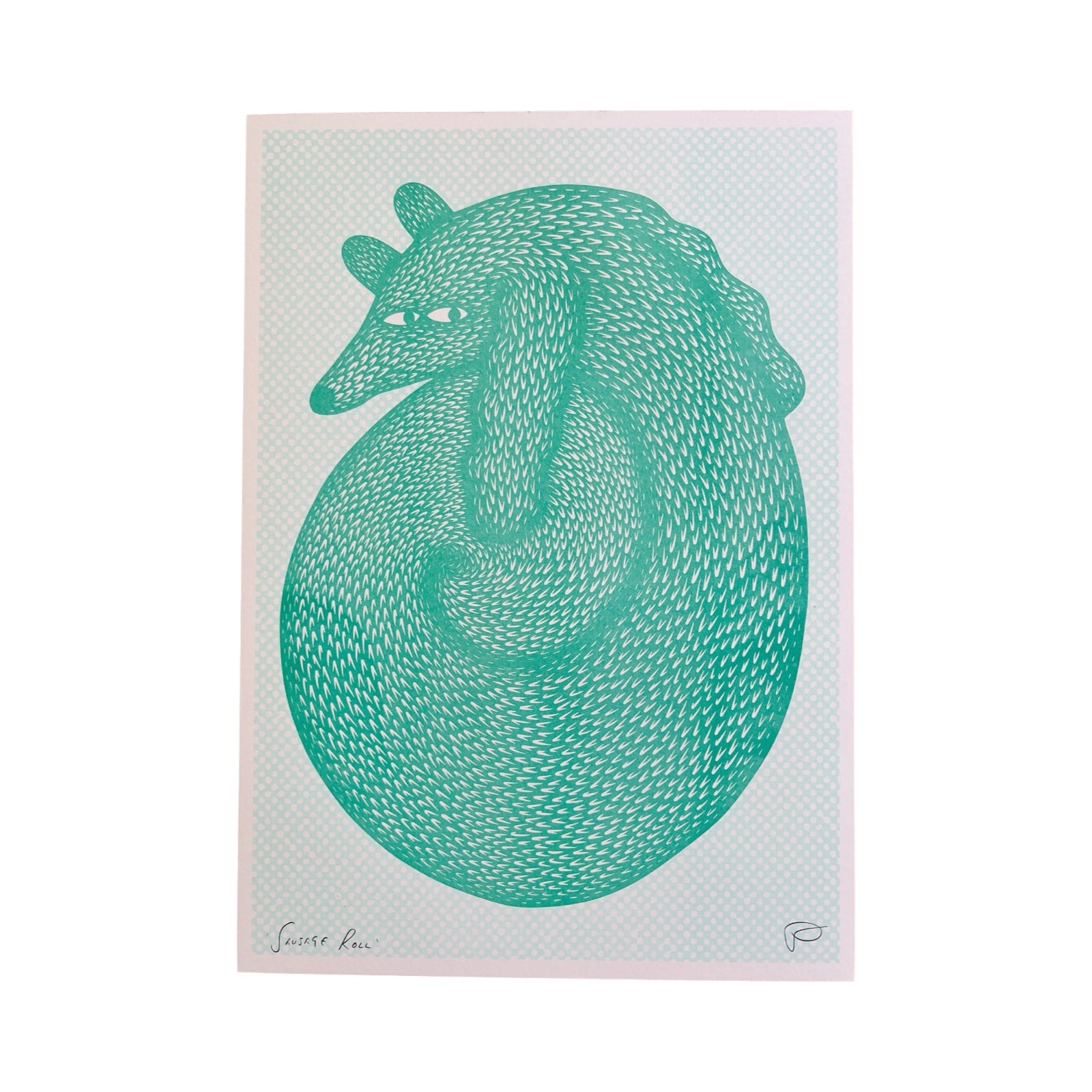Sausage Roll Dog Print