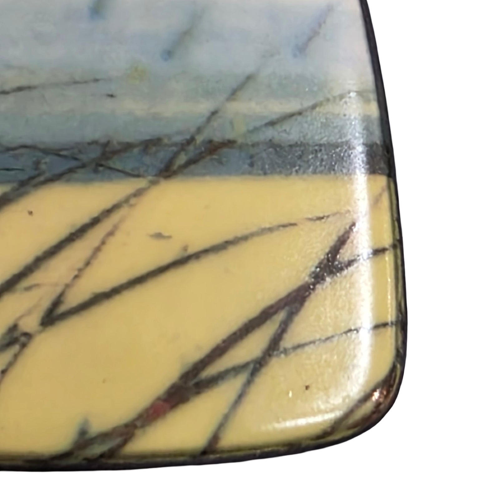 Skyline Square Porcelain Pendant Necklace