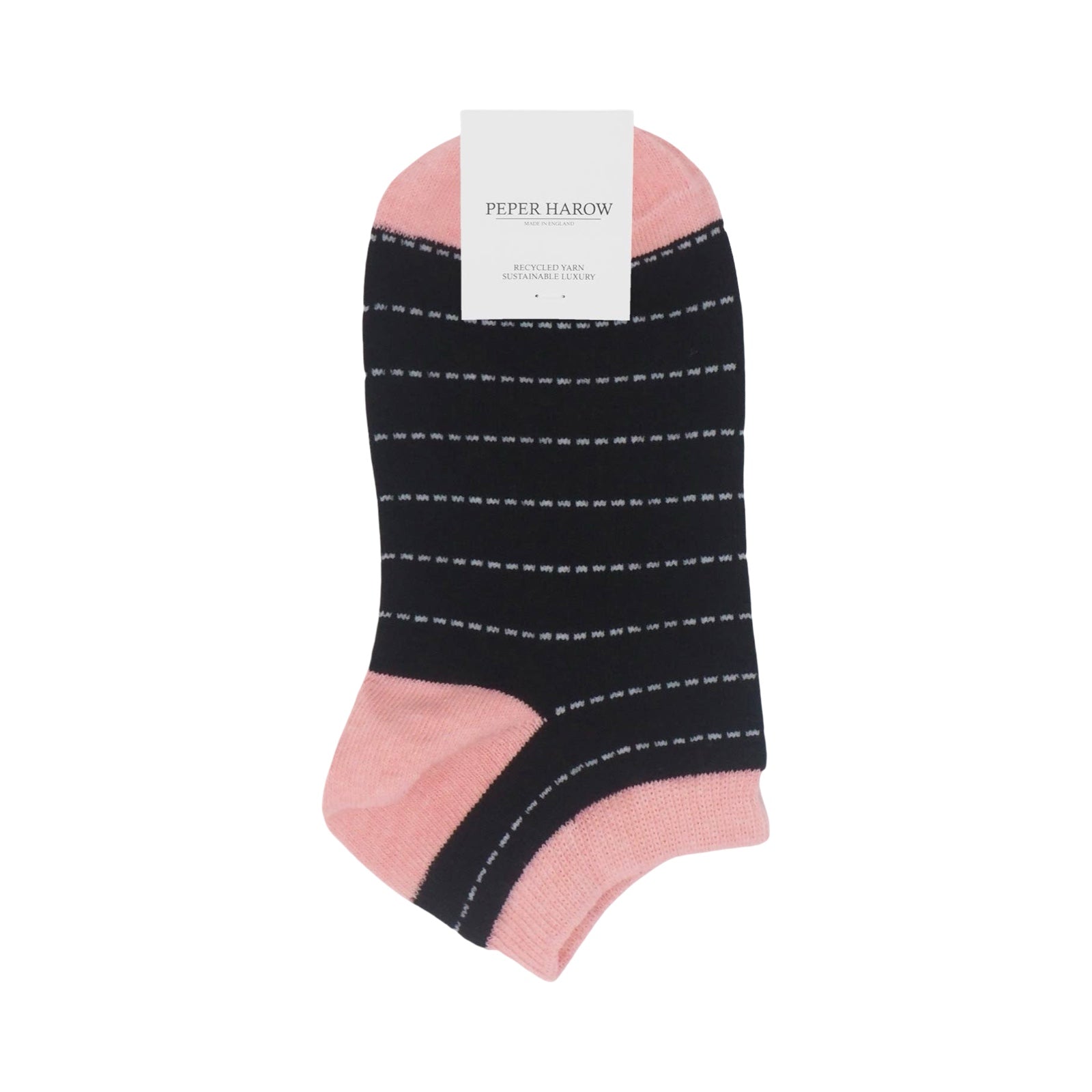 Black Dash Women's Trainer Socks