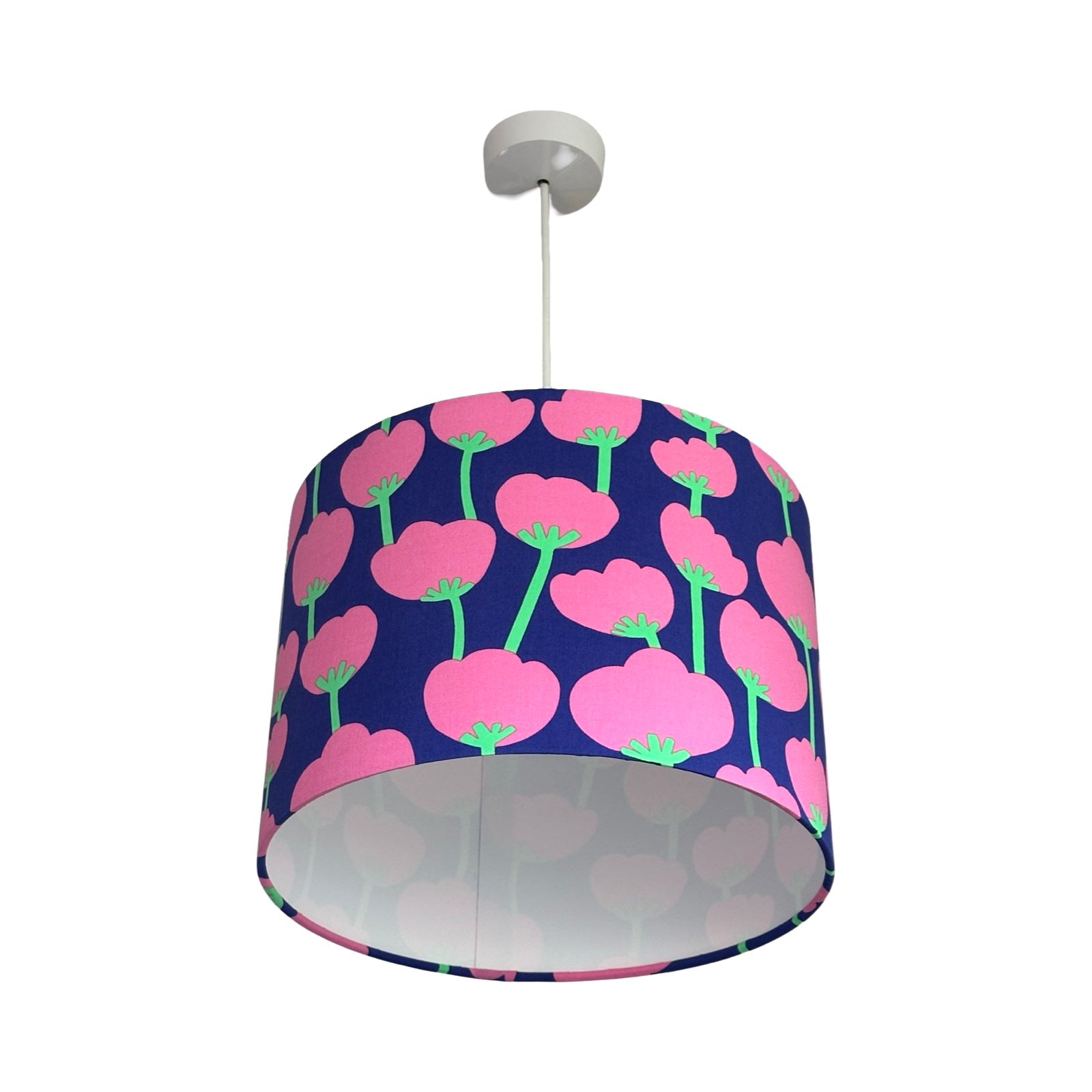 Poppies Drum Lampshade