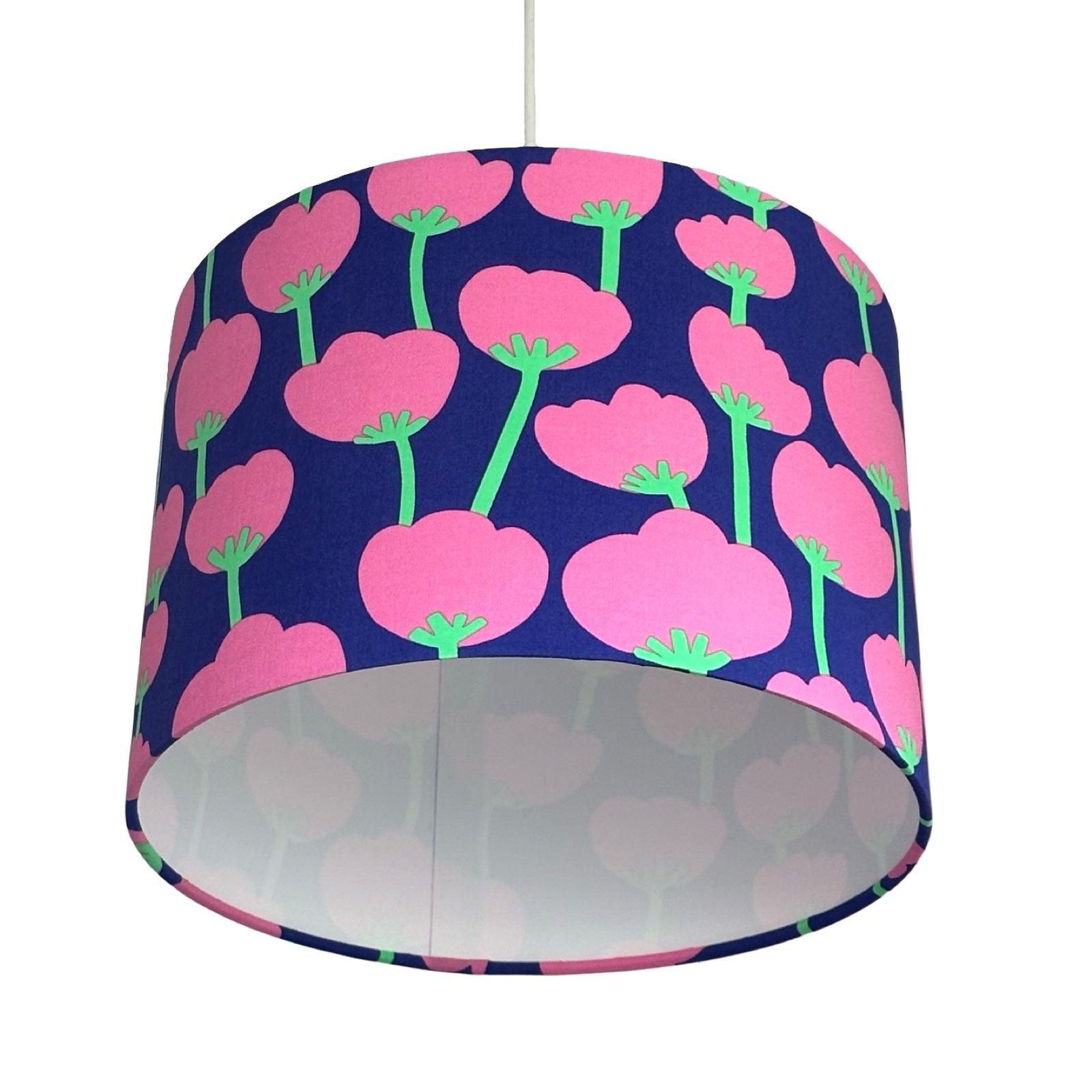 Poppies Drum Lampshade