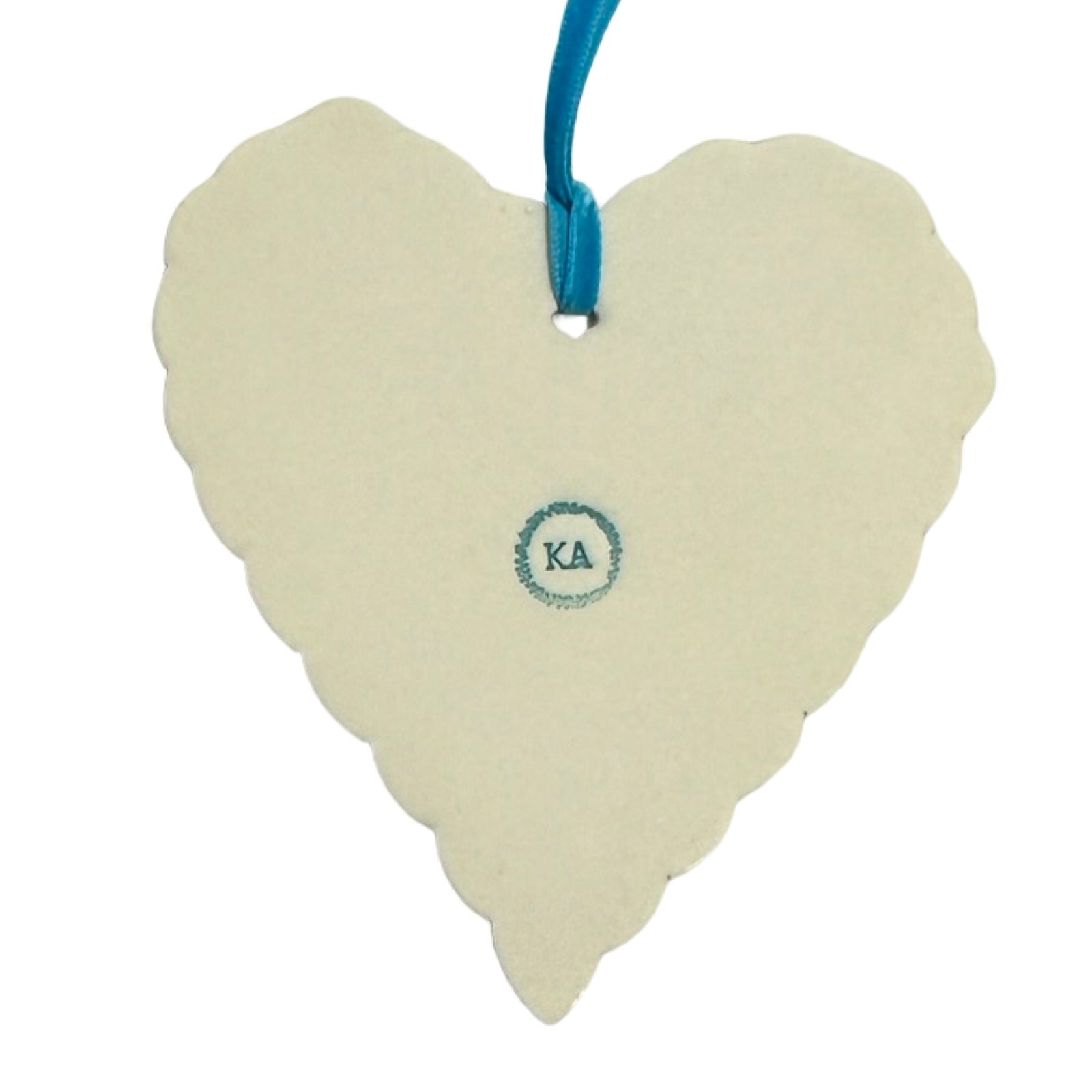 Tulips Porcelain Heart