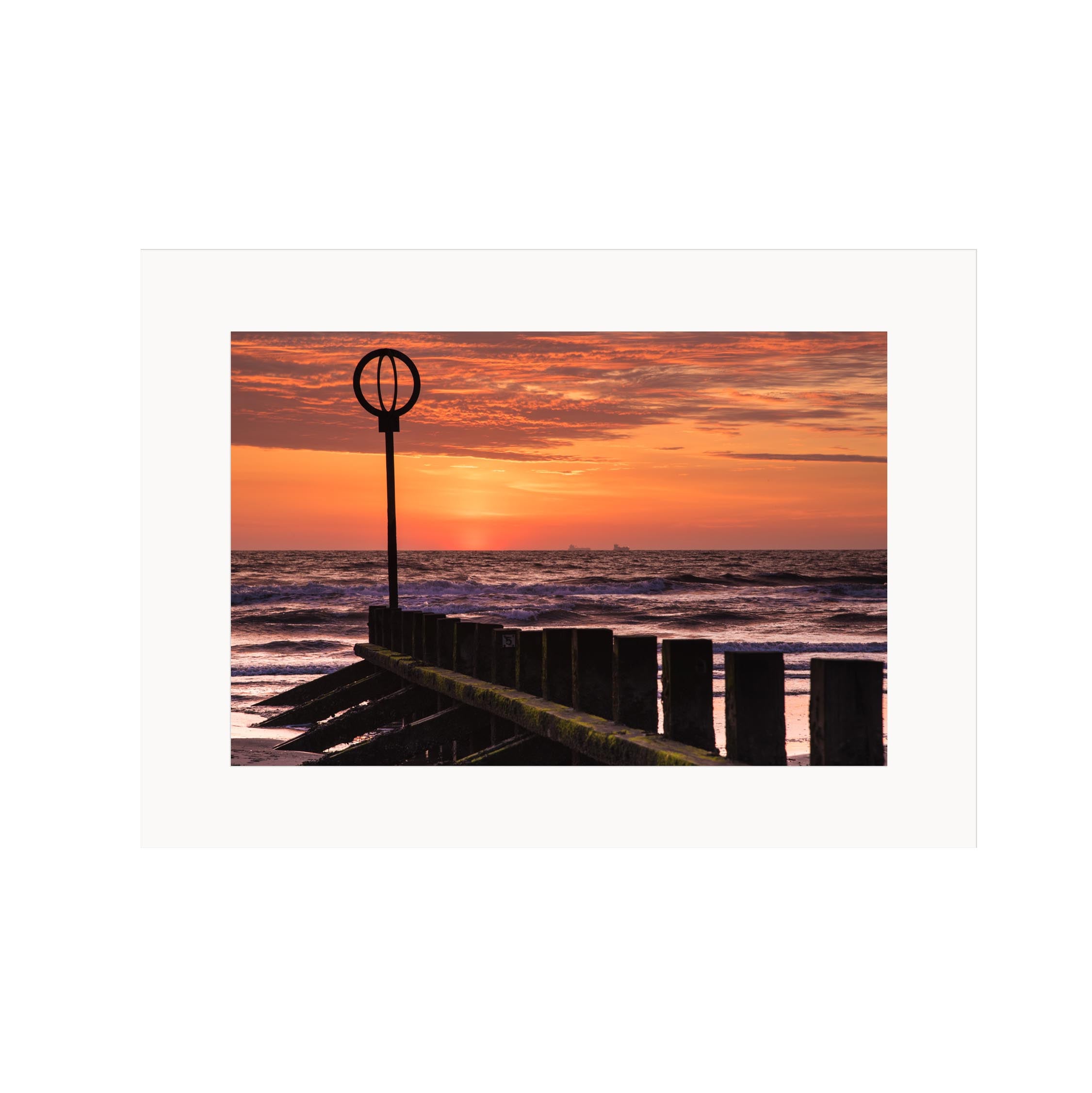 Portobello Beach Edinburgh Mounted Print