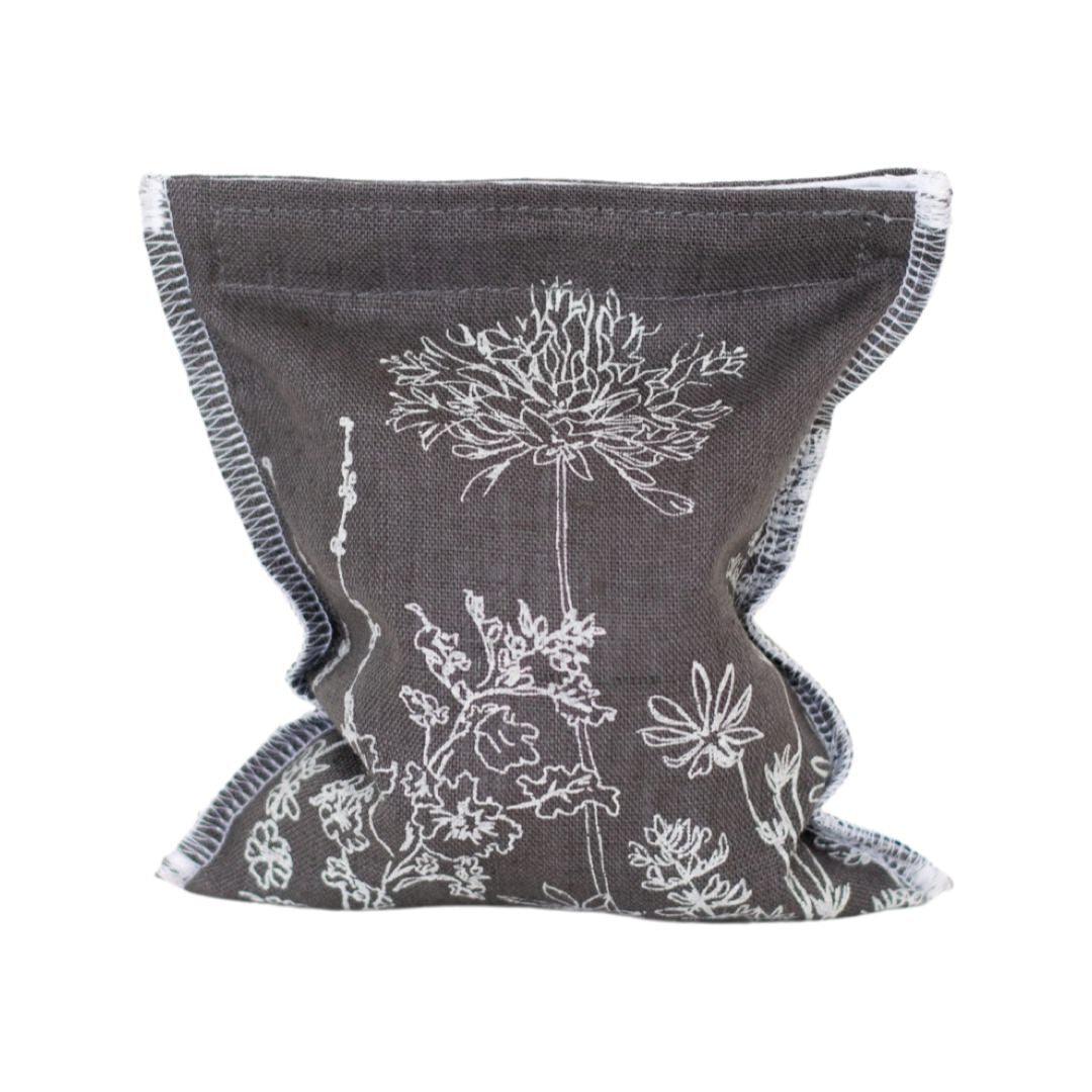 These reusable linen washable snack bags are screen printed using water based inks. 