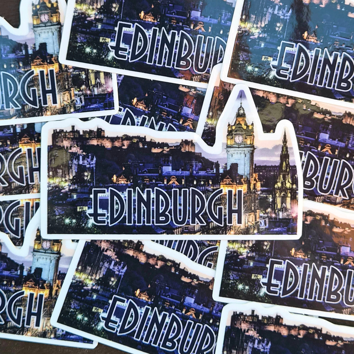 Edinburgh Skyline Sticker