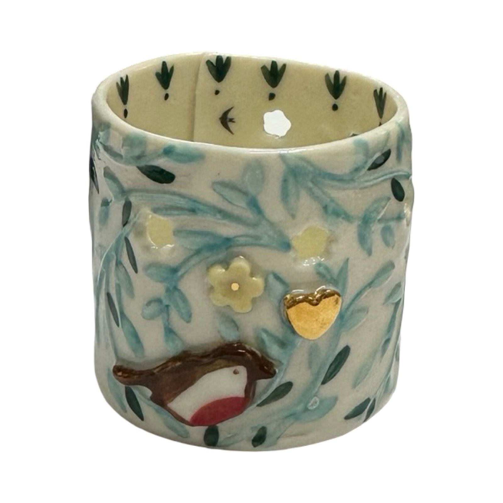 Robin Porcelain Tea Light Holder