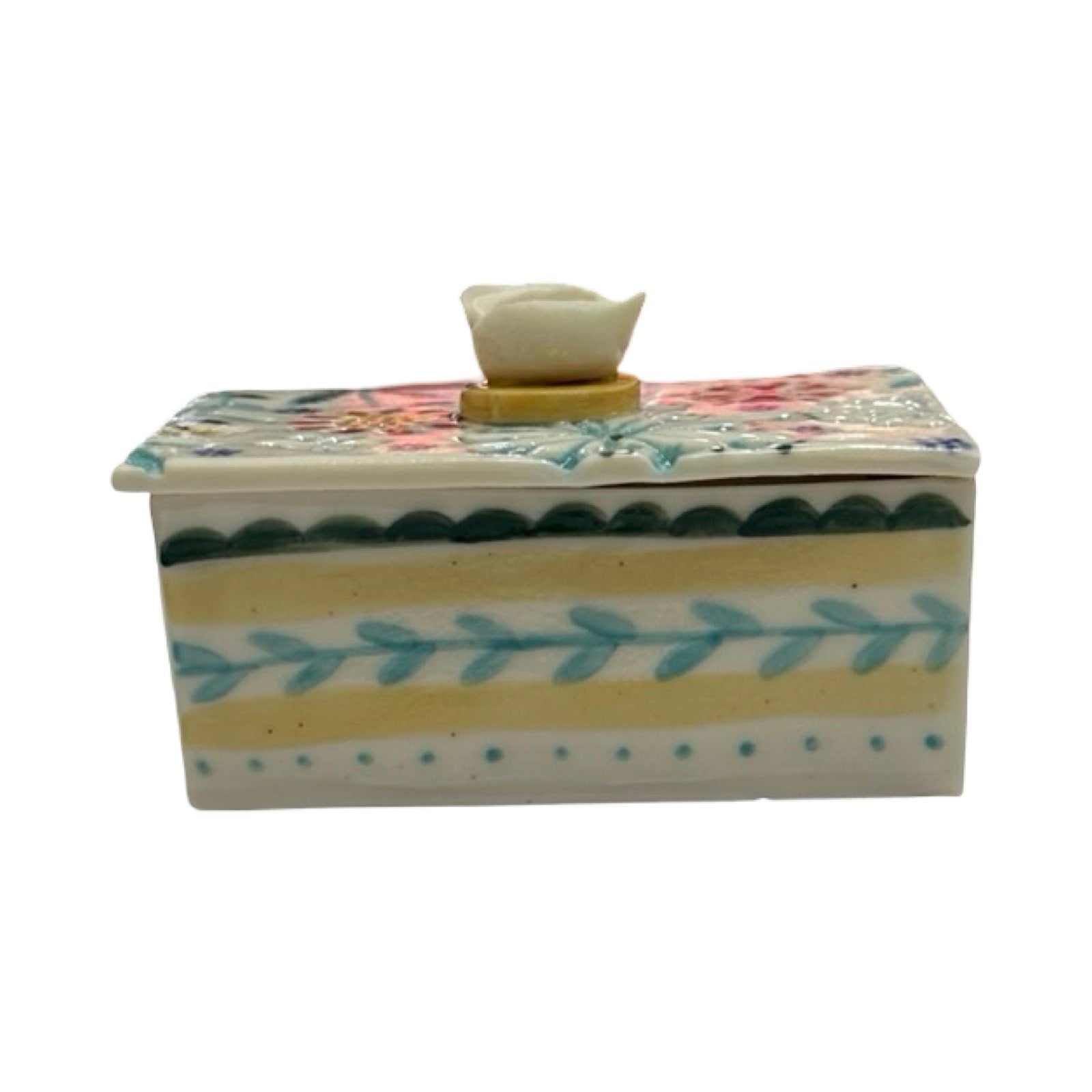 Rose Porcelain Trinket Box