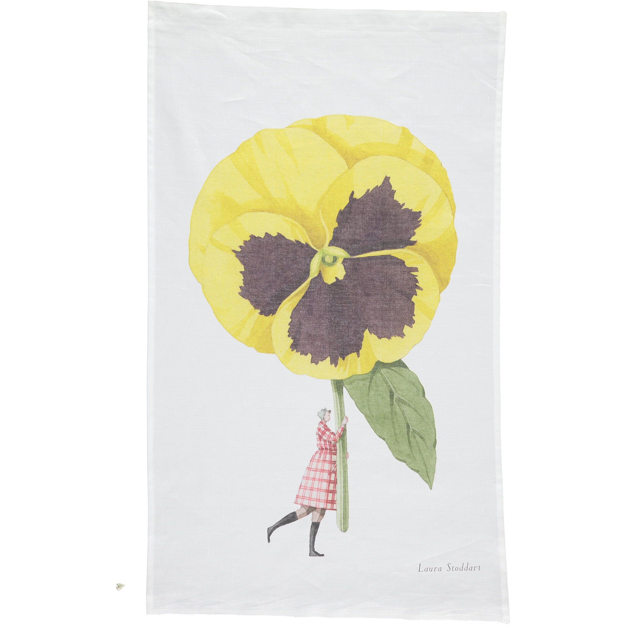 Pansy Tea Towel