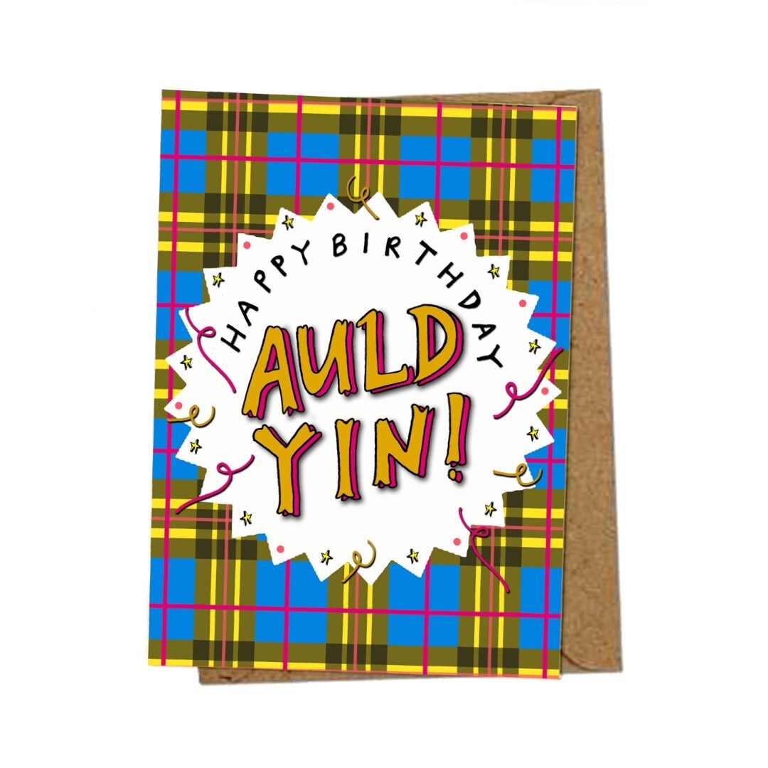 Happy Birthday Auld Yin Card