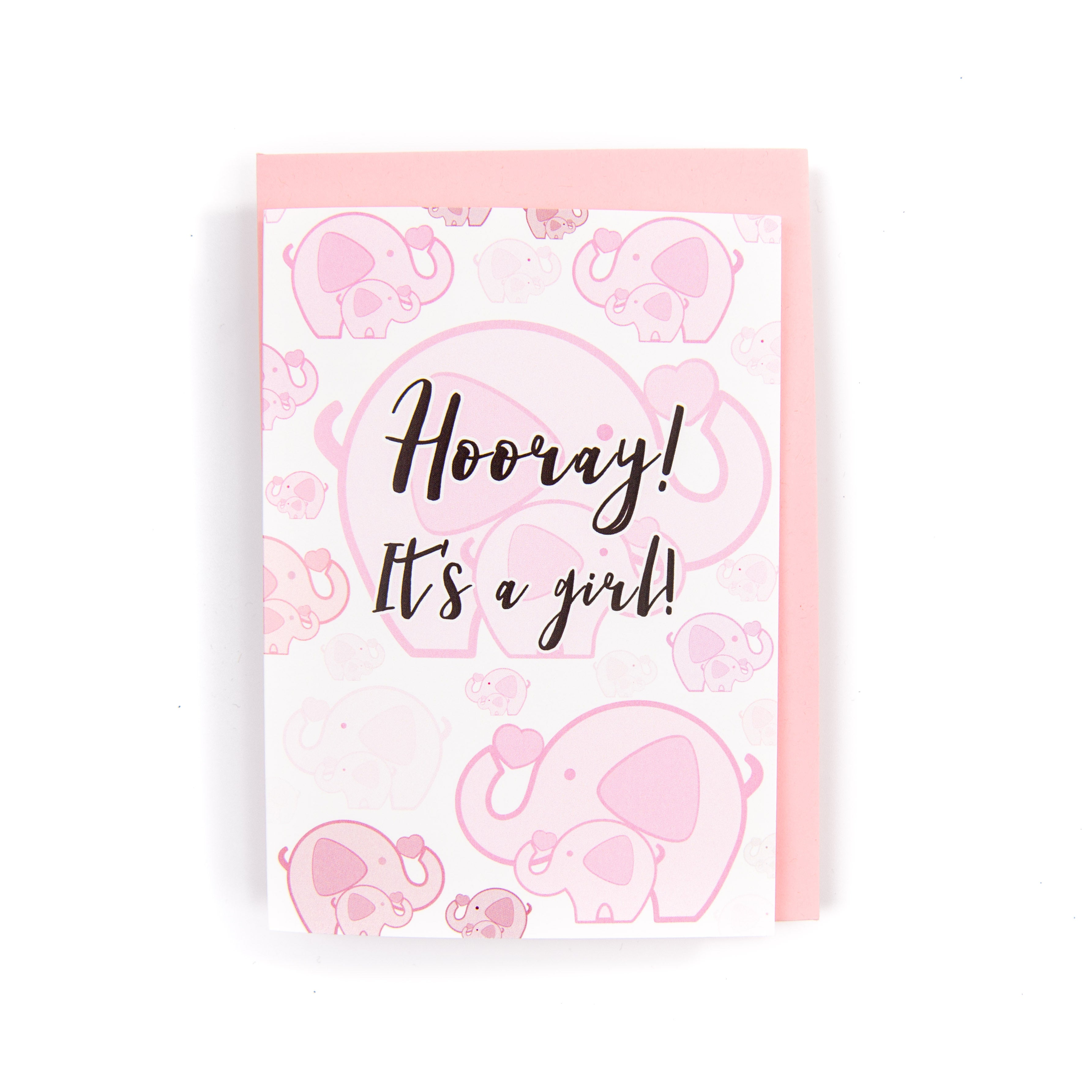 Hooray It's a Girl Card