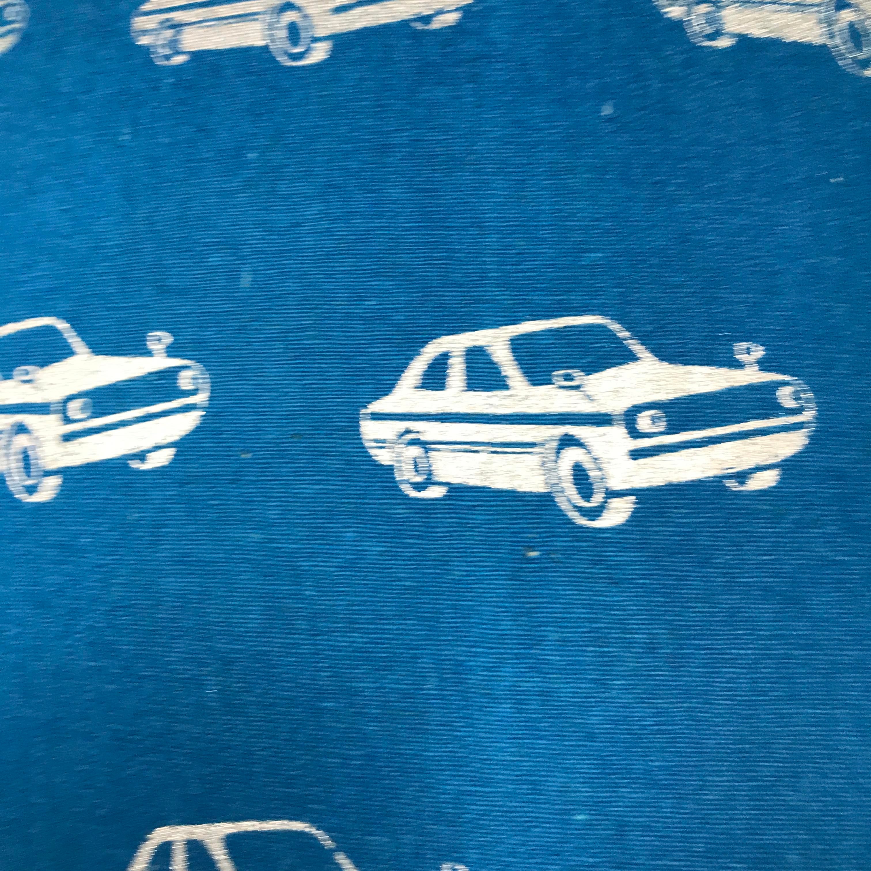 Cars Blue Cushion Cover