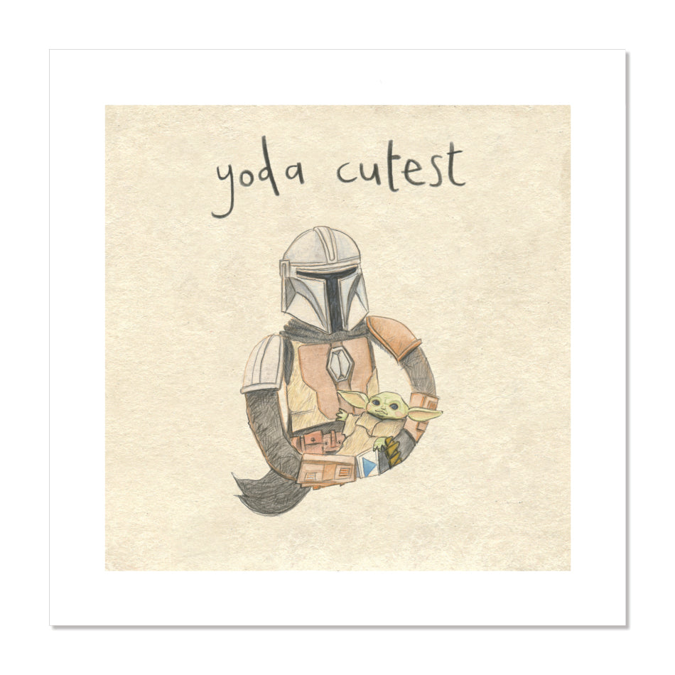 Yoda Cutest Print