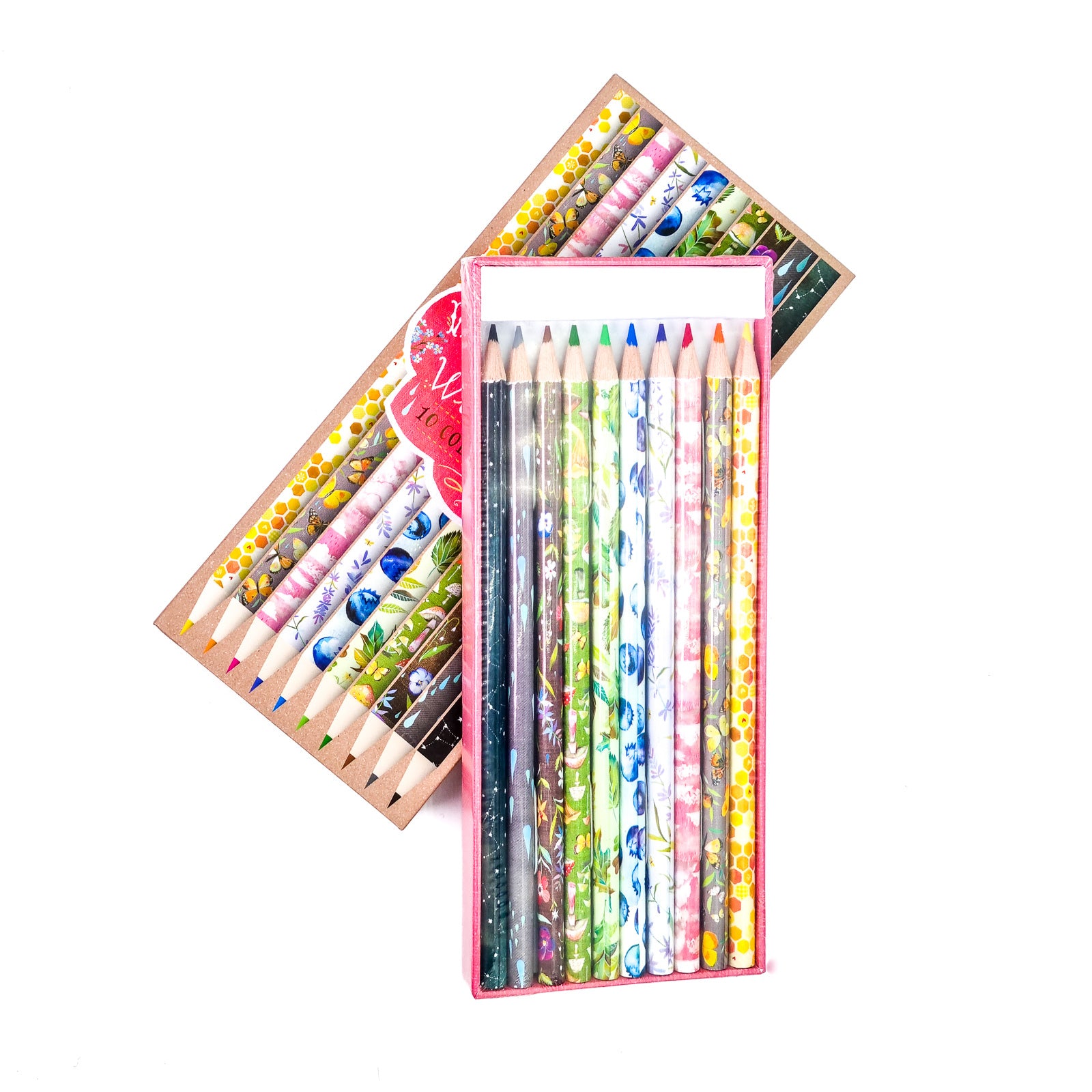 Floral Colouring Pencils