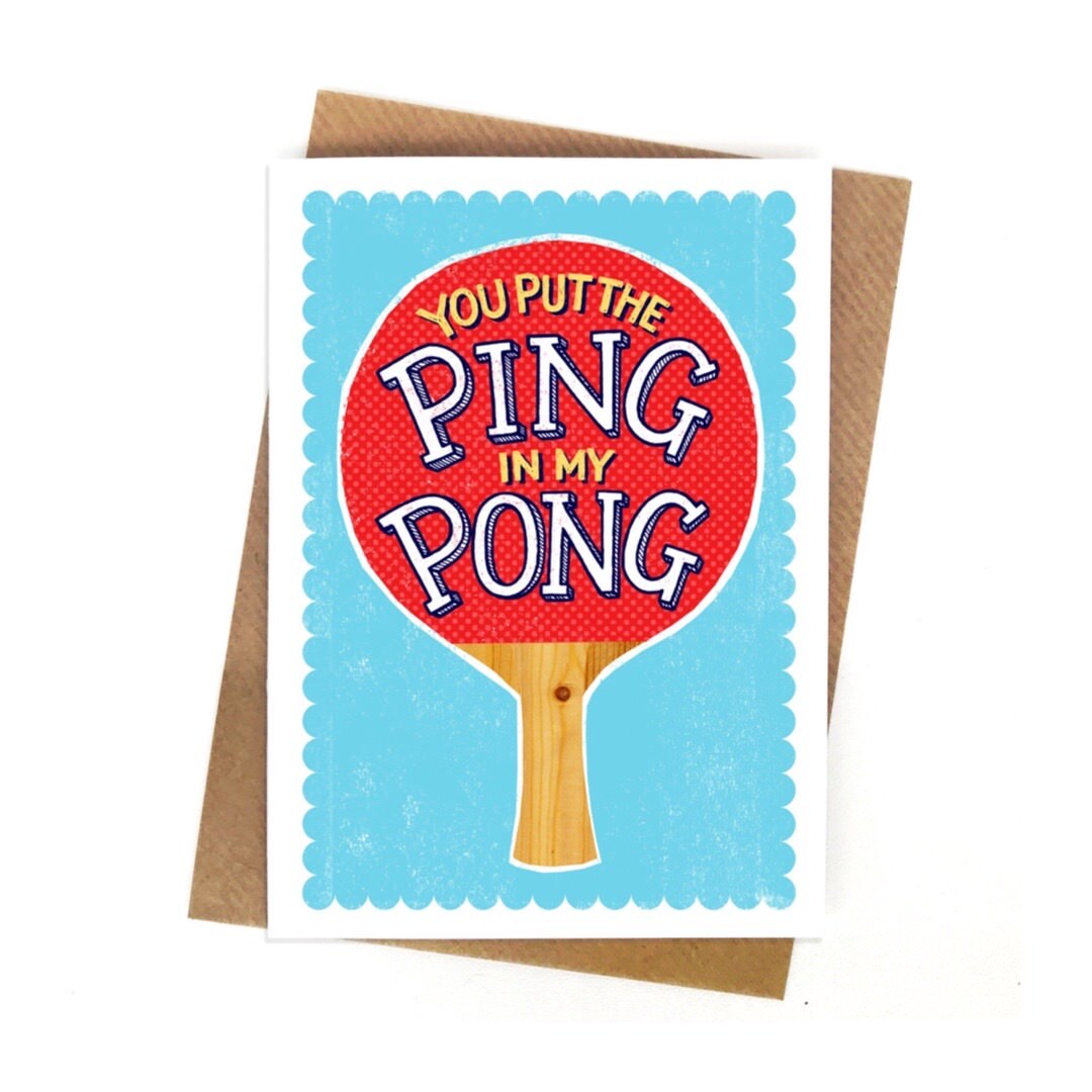 Ping in my Pong Card