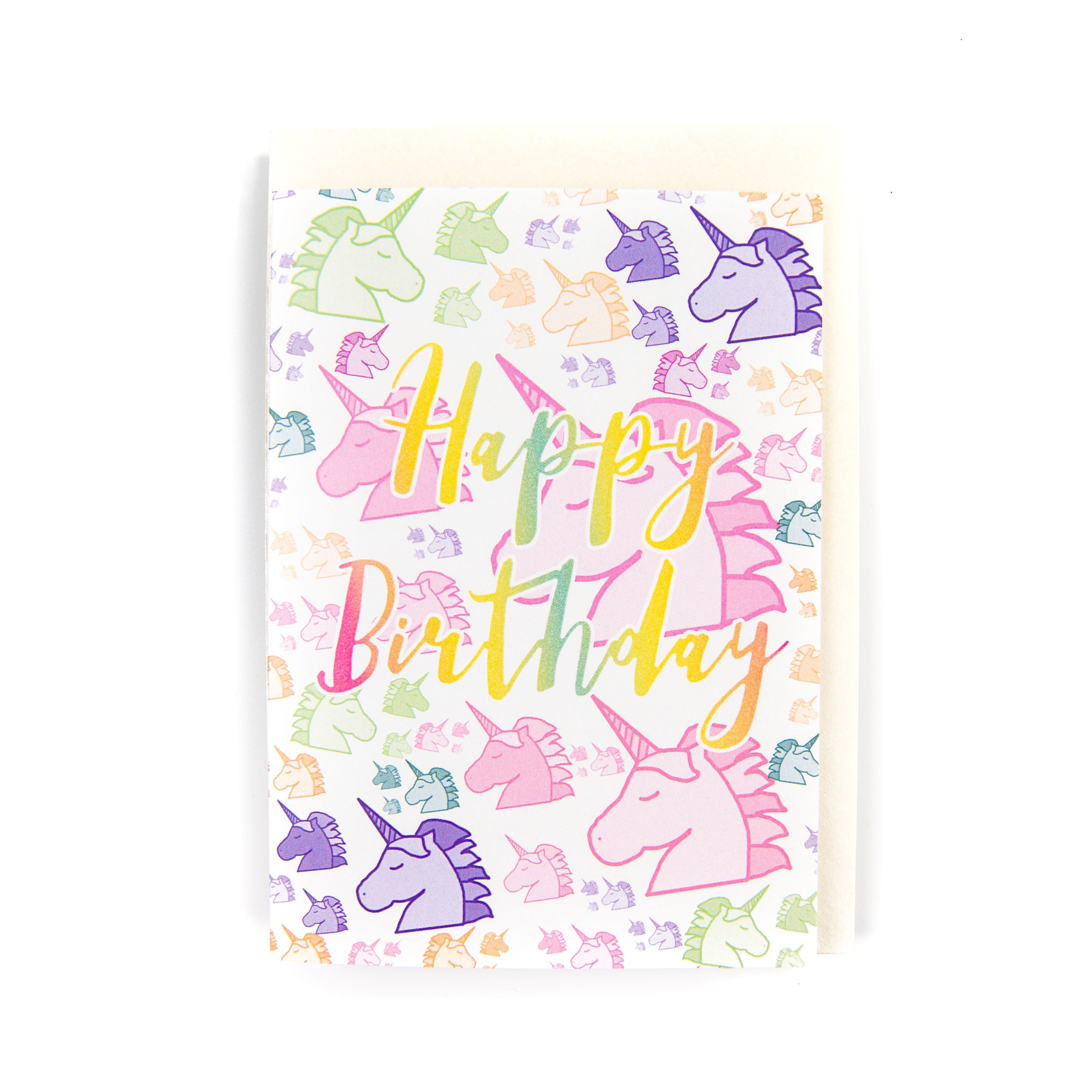 Unicorn Birthday Card