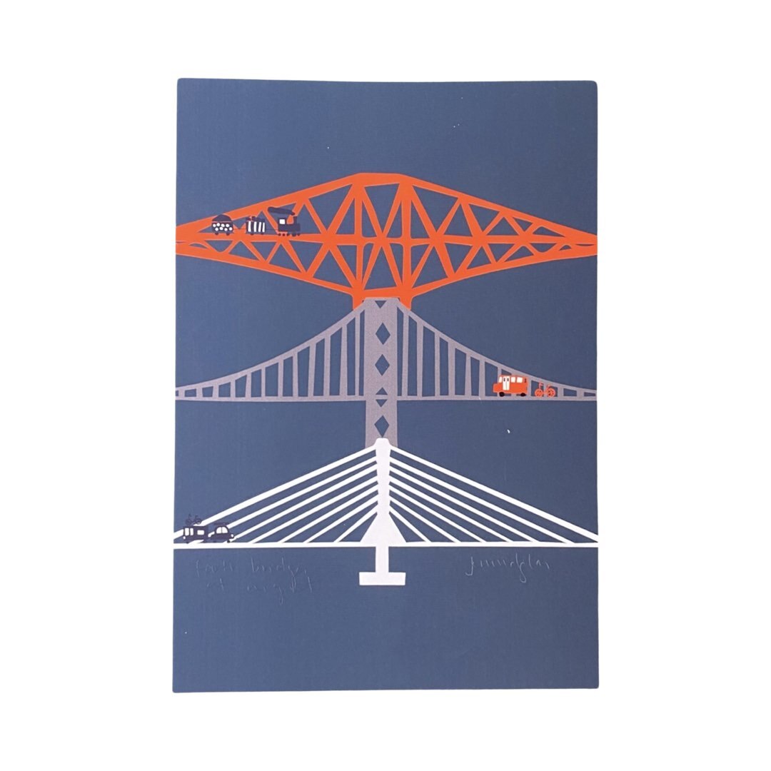 Forth Bridges Abstract Print