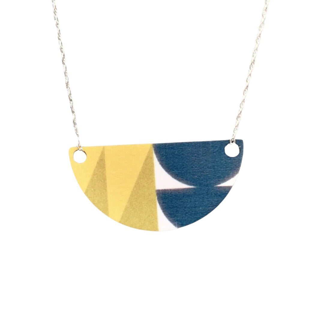 Geometric Arc Necklace