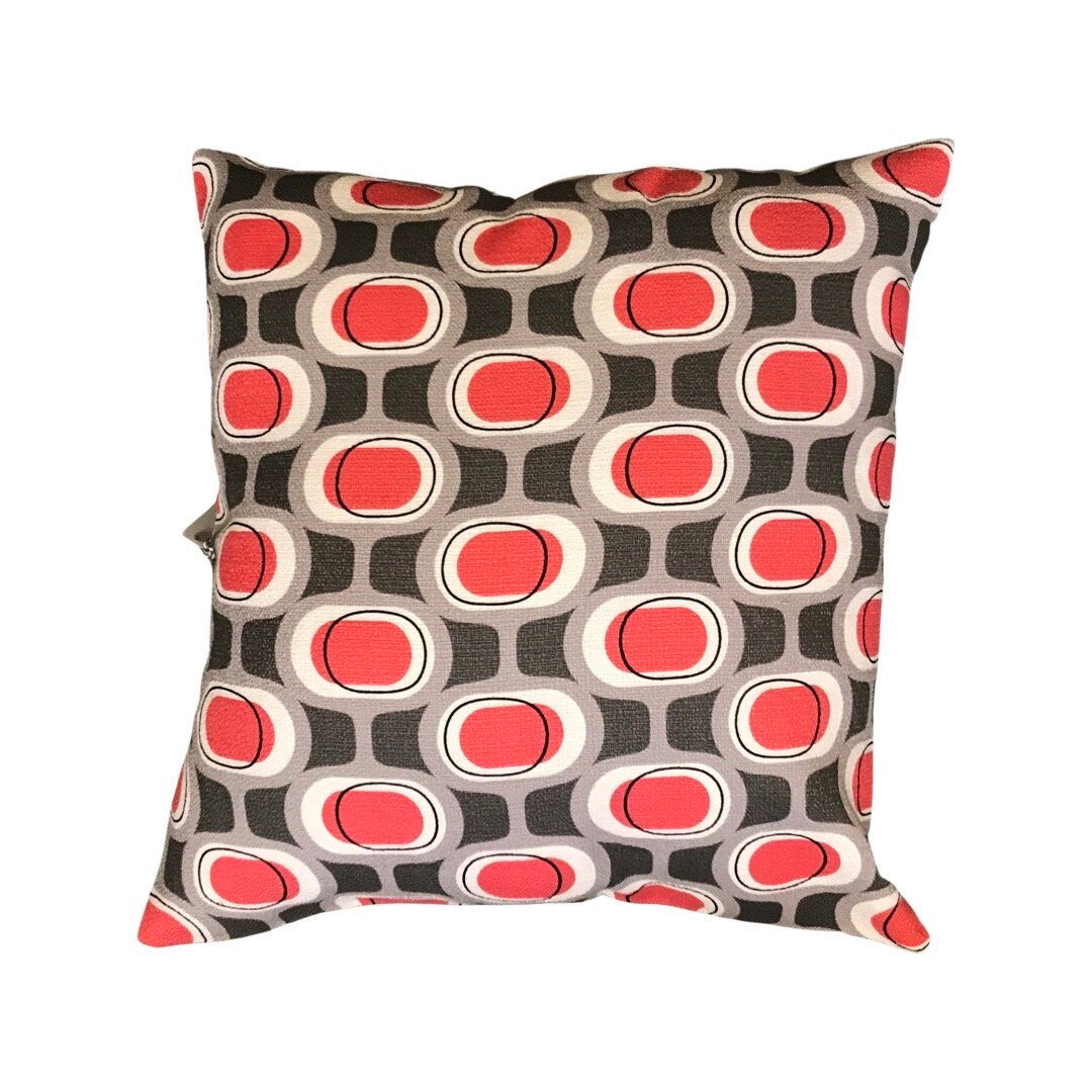 Retro Reds Cushion Cover