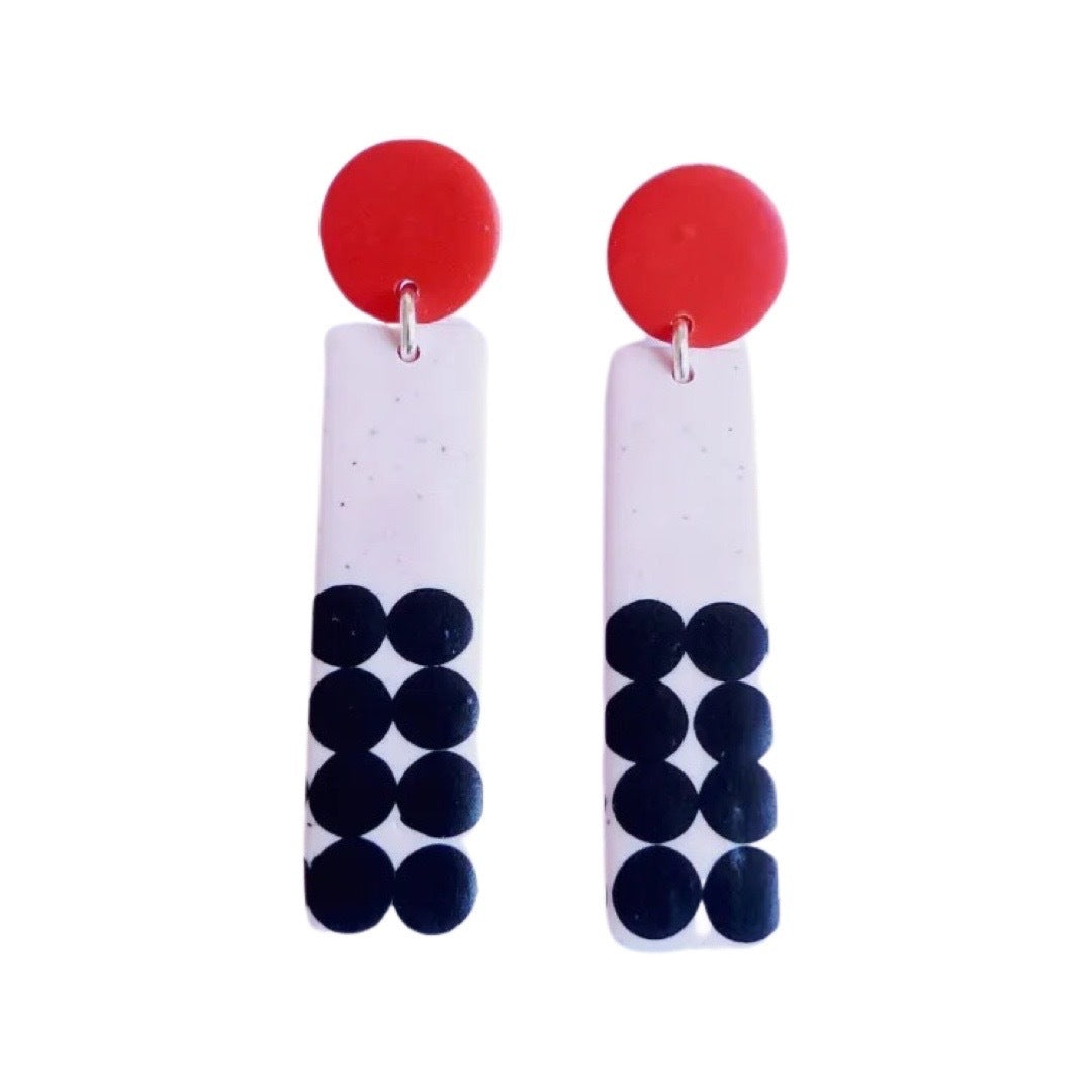 Graphic Drop Earrings