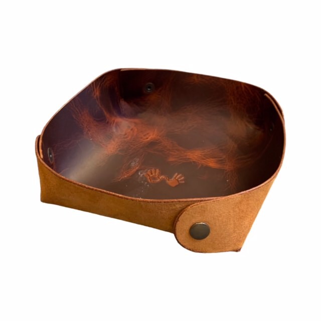 Leather Trinket Tray