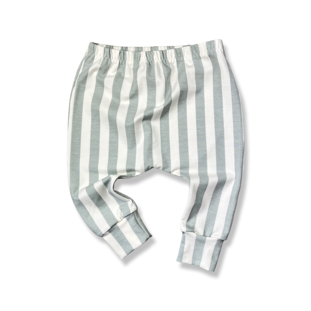 Seafoam Stripe Harem Leggings